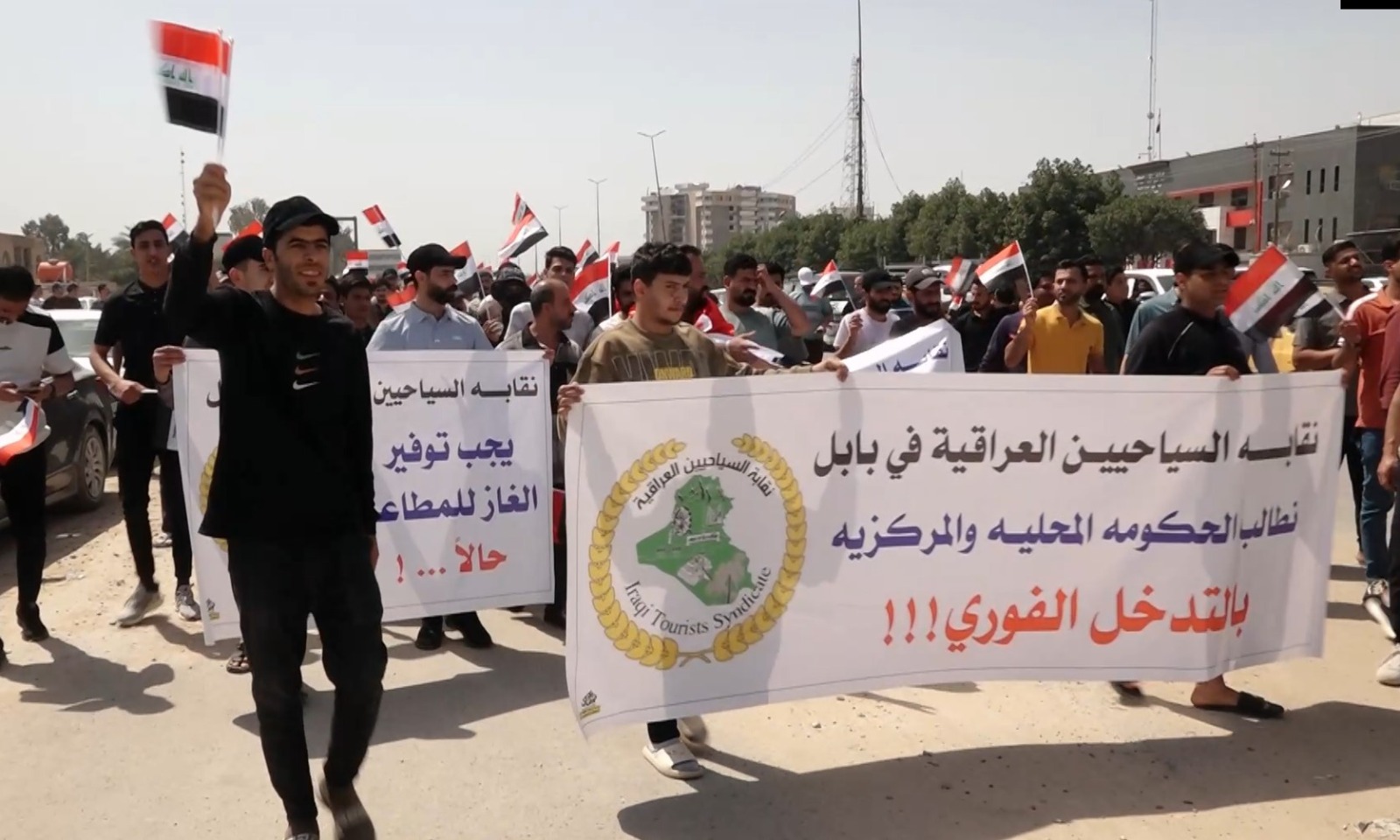 أصحاب المطاعم في بابل ينتفضون ضد "نقص الوقود" والبيروقراطية