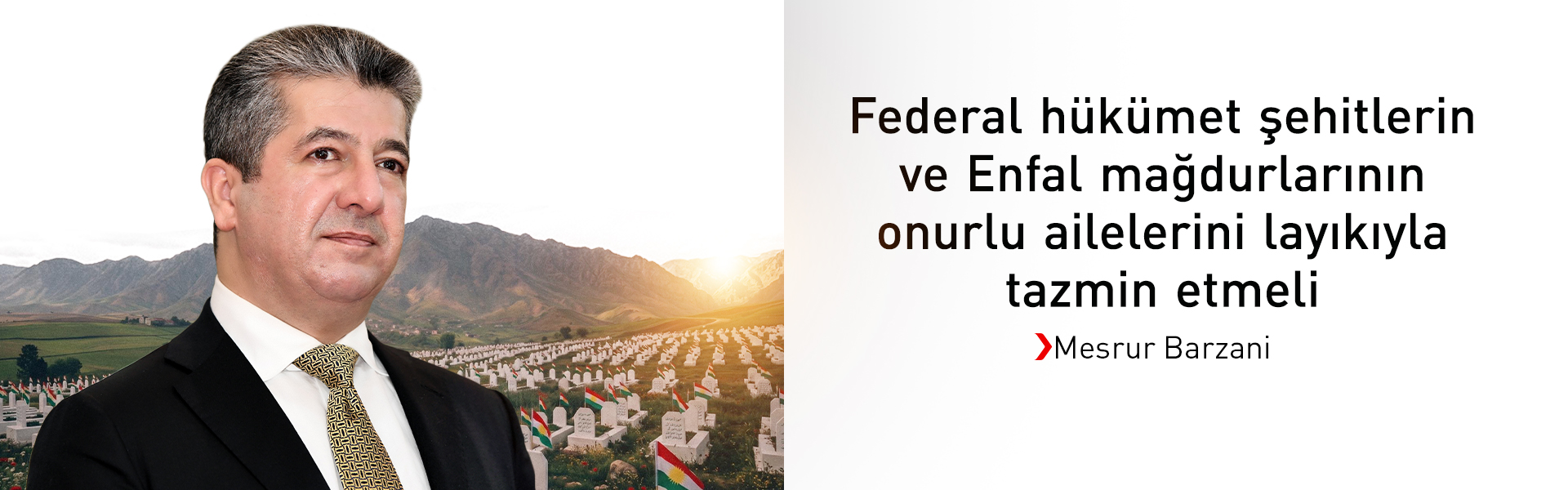 Başbakan Barzani, Balisan ve Şeyh Wesanan katliamı kurbanlarını andı