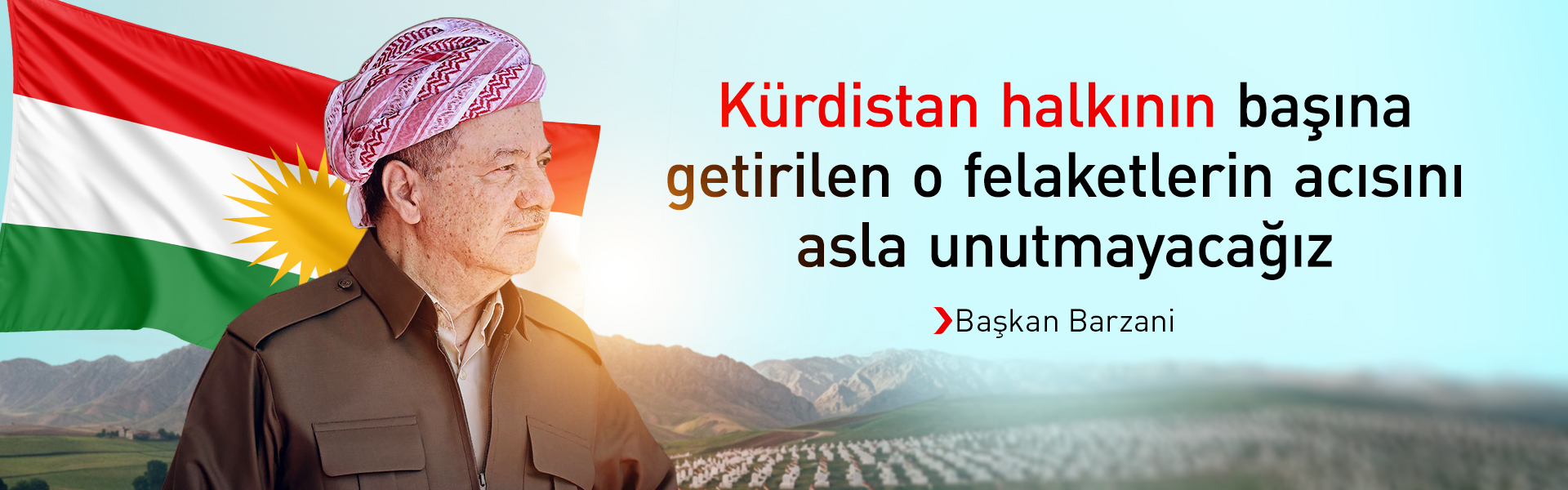 Başkan Barzani: Balisan ve Şeyh Wesanan katliamı kimyasal soykırımın başlangıcıydı