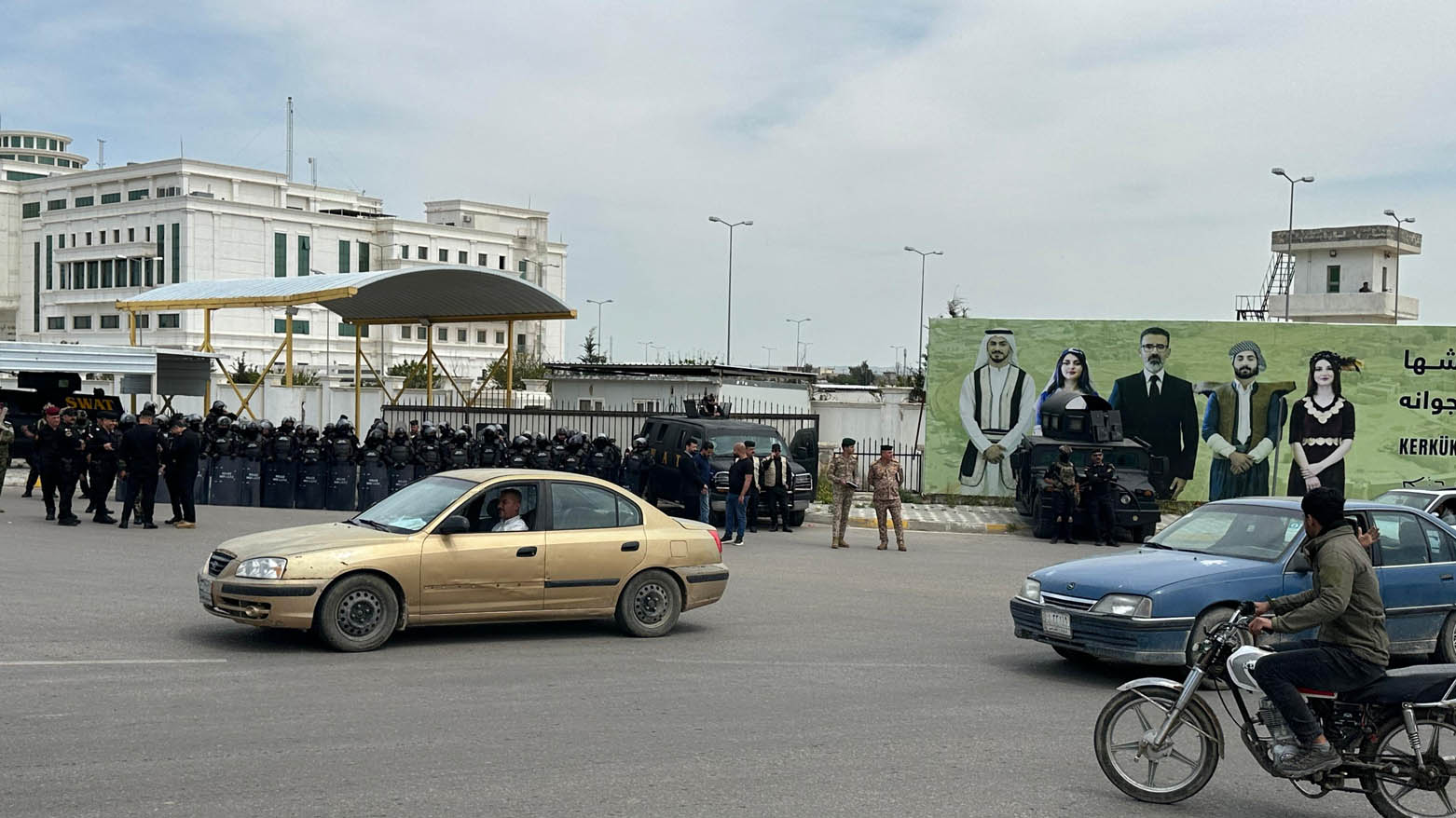 خۆپێشاندانی هاووڵاتییانی کەرکووک لە بەردەم ئەنجوومەنی پارێزگاکە بەڕێوەچوو