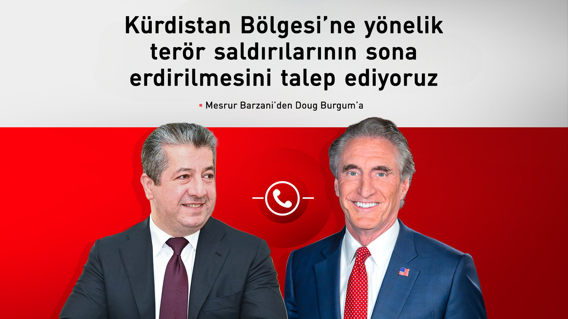 Başbakan Barzani ve ABD İçişleri Bakanı ikili ilişkilerin geliştirilmesini görüştü