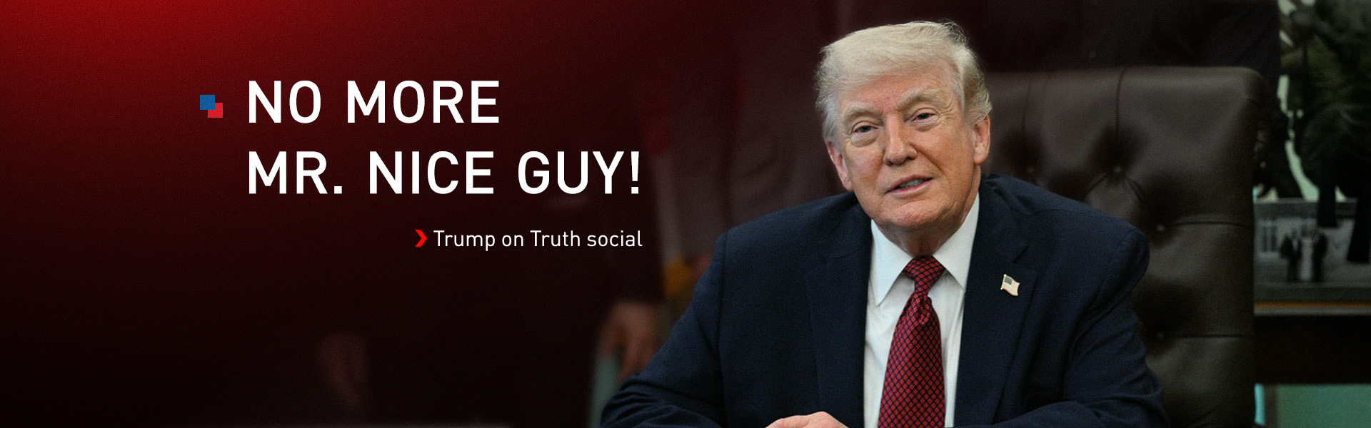 Trump: “My Representatives Are Going to Islamabad, Pakistan.”