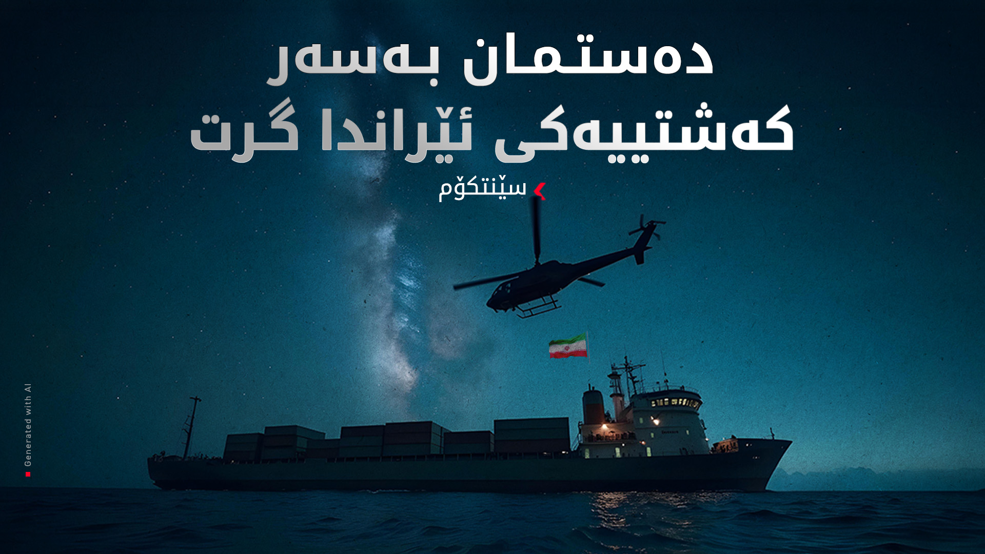 سێنتکۆم: هێزەکانی مارێنز دەستیان بەسەر کەشتییەکی ئێرانییدا گرت