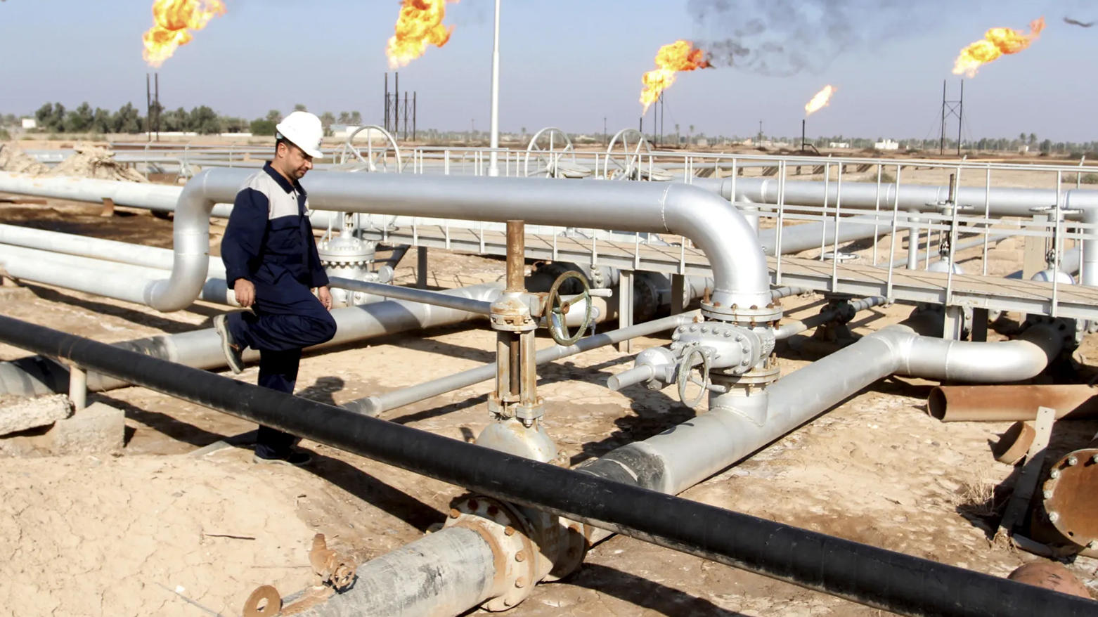 مانگی رابردوو ئاستی بەرهەمهێنانی نەوتی عێراق بۆ نزمترین ئاست دابەزیوە