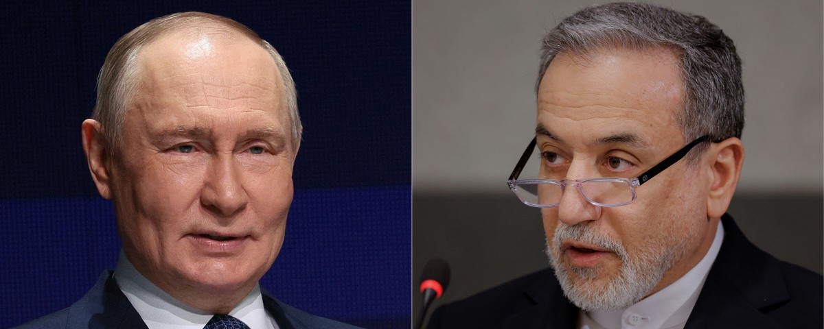 Russian President, Vladimir Putin (L), Iranian President Abbas Araghchi (R) - (Photo: AFP)