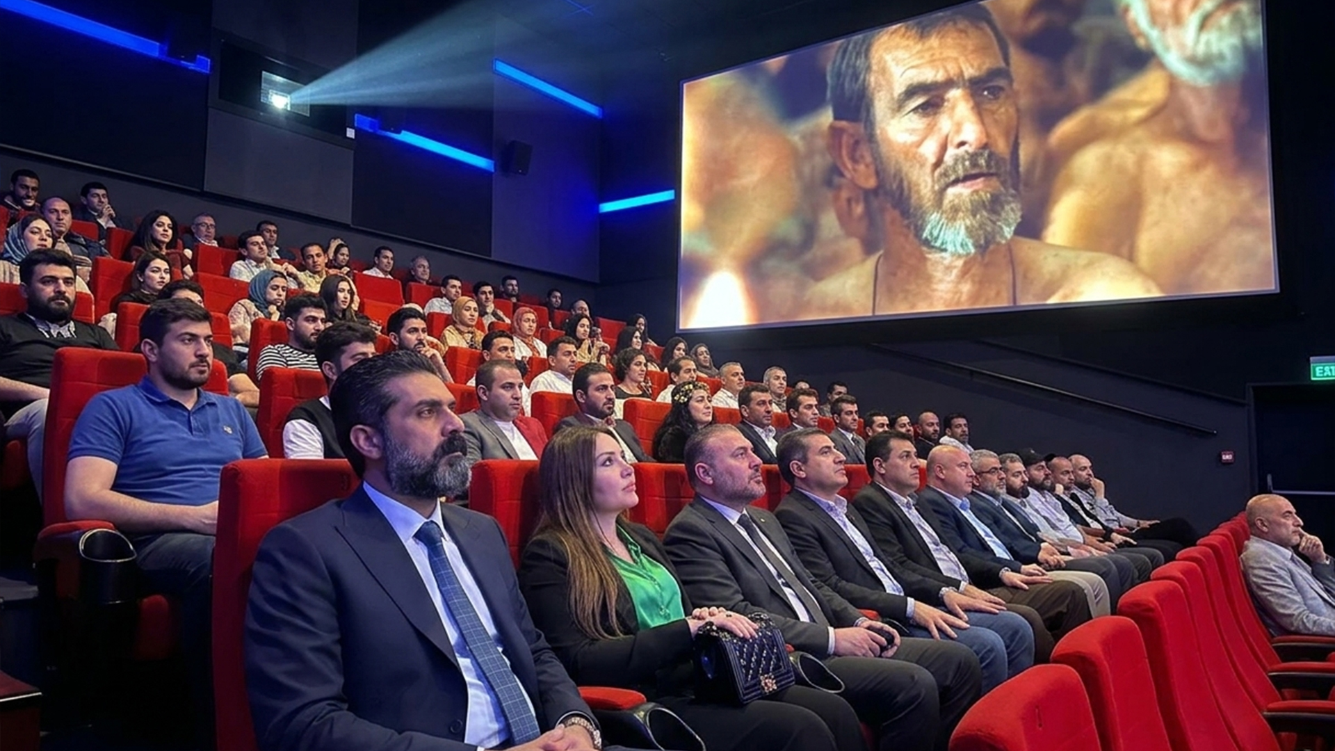 هەولێر.. فیلمی سینەمایی "مەتری شەش و نیو" نمایش کرا