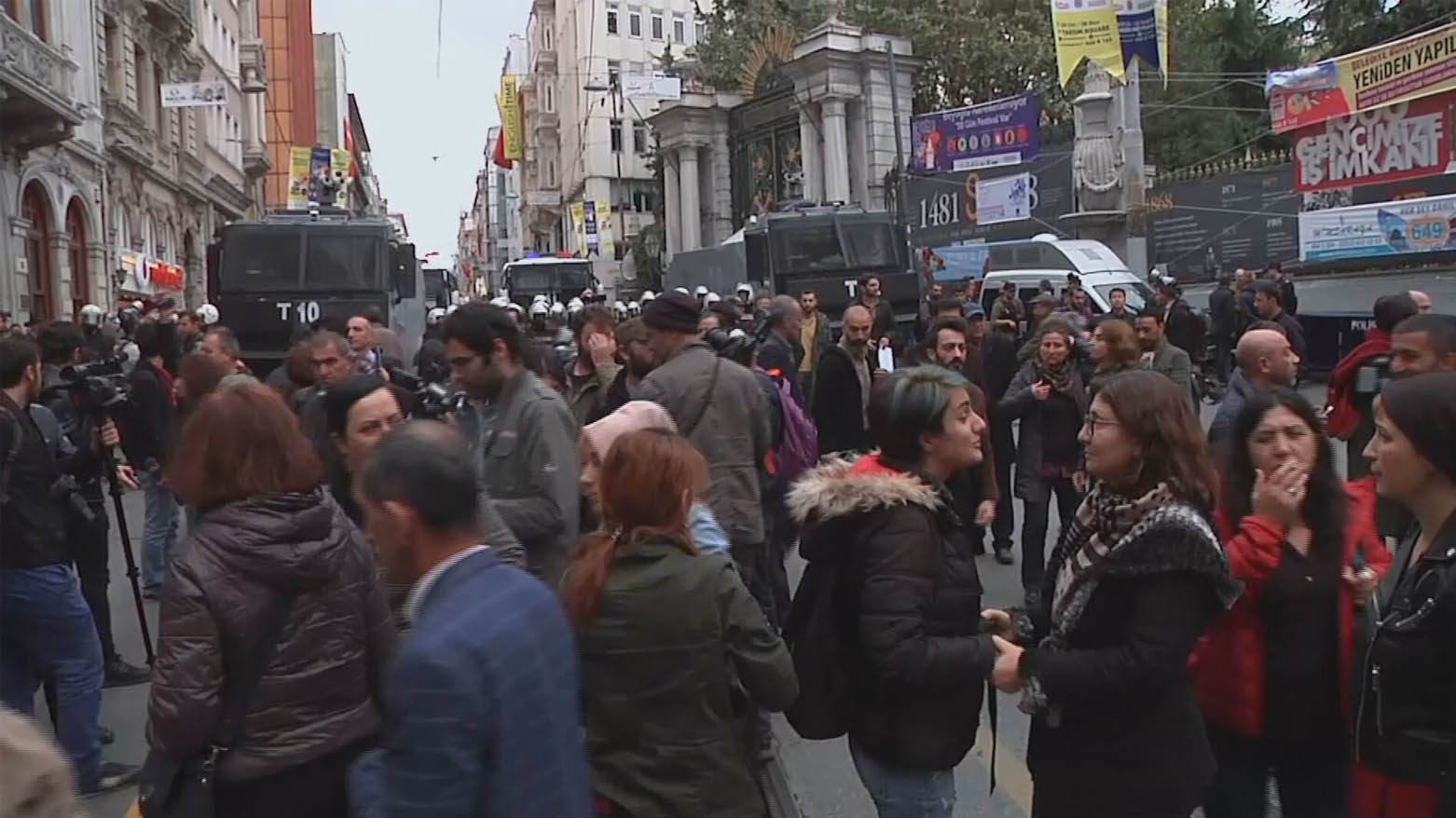 لە ئیستانبوڵ رێکاری توند بۆ رێگری لە خۆپیشاندانی کرێکاران گیراوەتەبەر