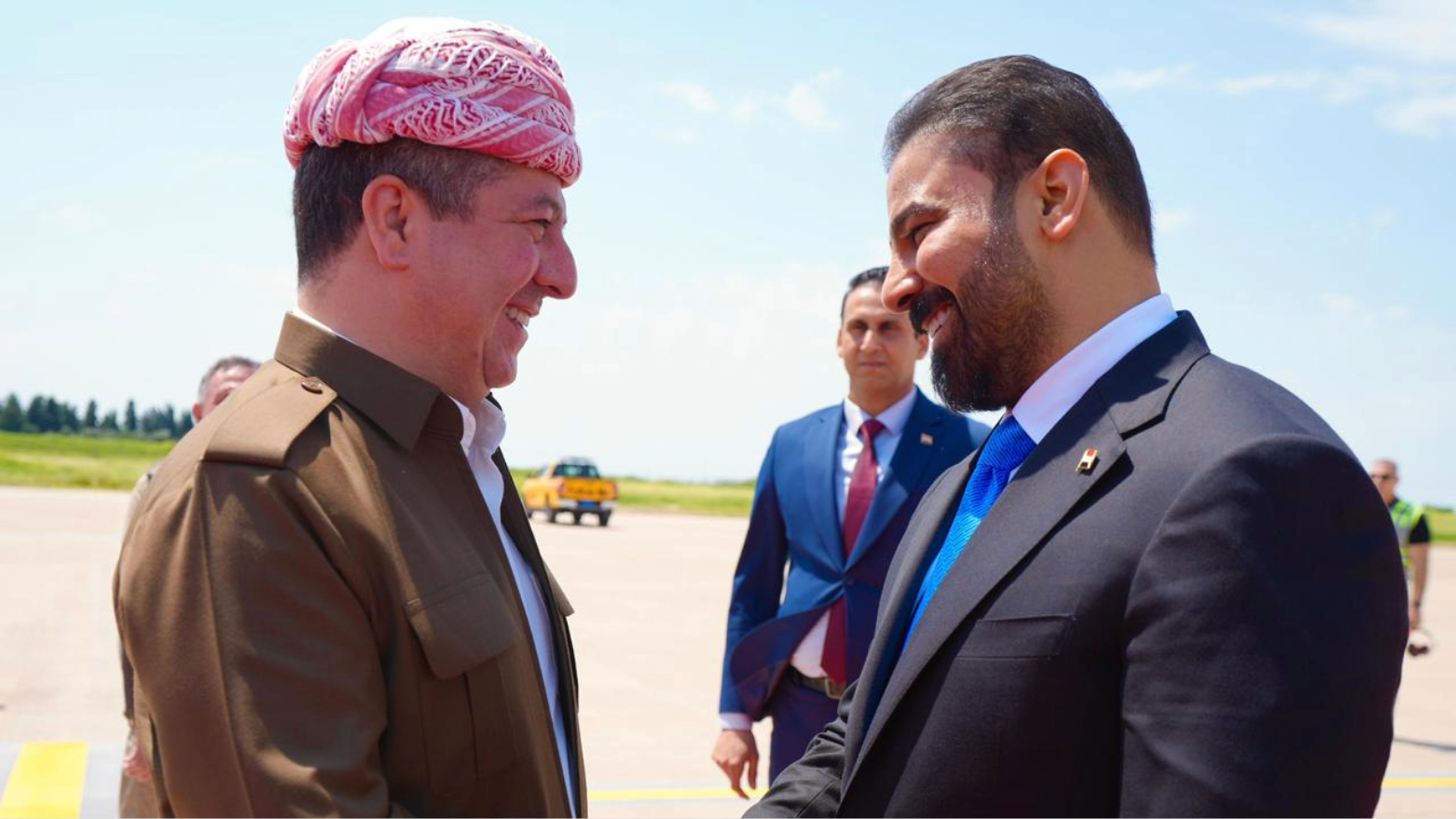 سەرۆکوەزیران مەسرور بارزانی و سەرۆکوەزیرانی راسپێردراو عەلی زەیدی