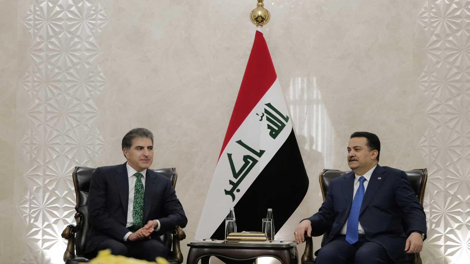 نيجيرفان بارزاني يجتمع مع رئيس الوزراء محمد شياع السوداني