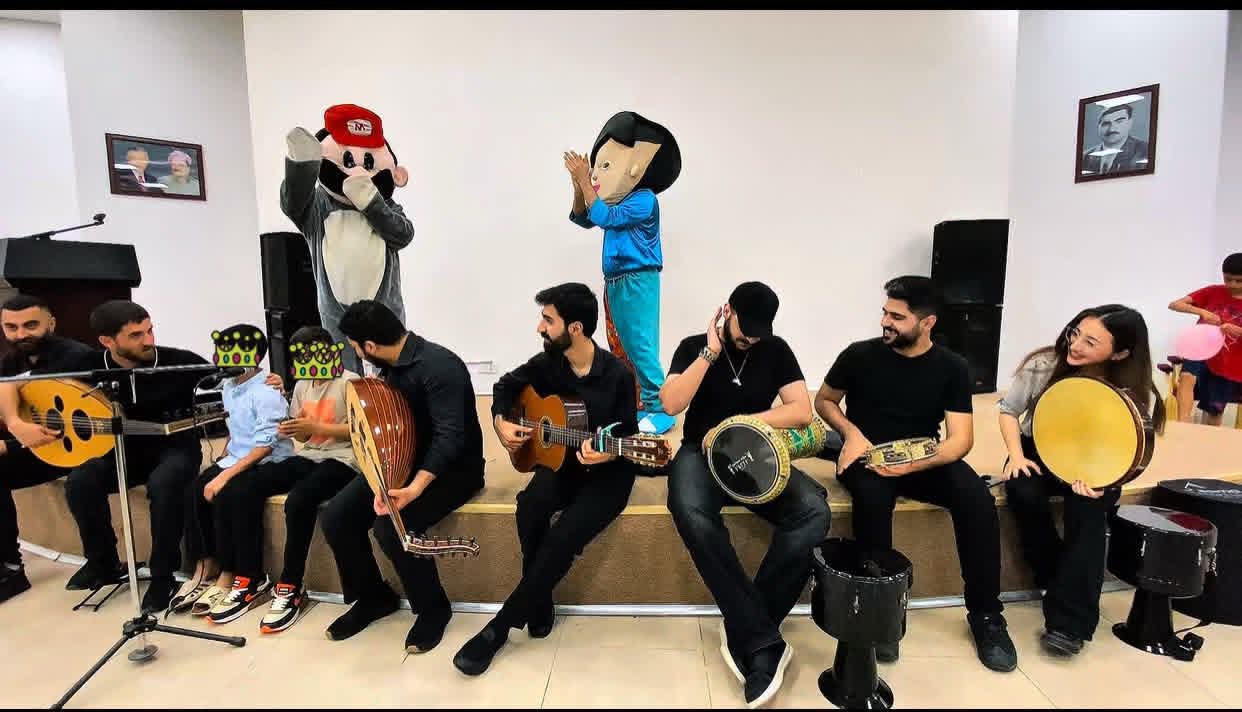 The photo shows the event organized by the Erbil's College of Fine Arts. (Photo: Kurdistan24)