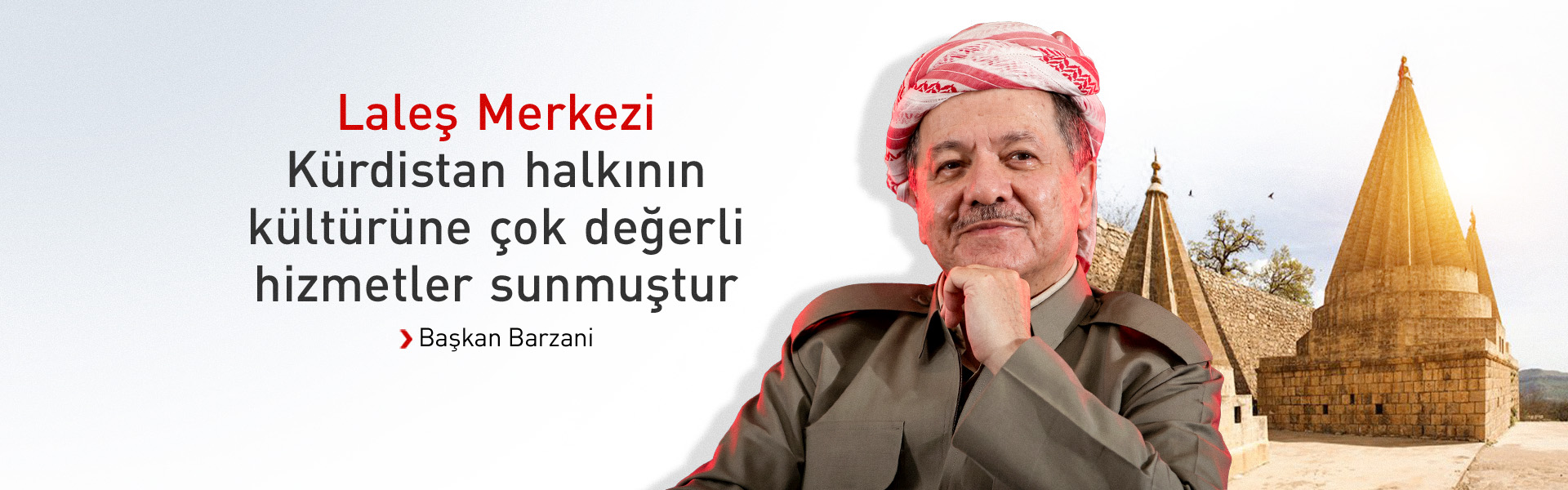 Başkan Barzani’den Laleş Merkezine 33. yıl tebriği