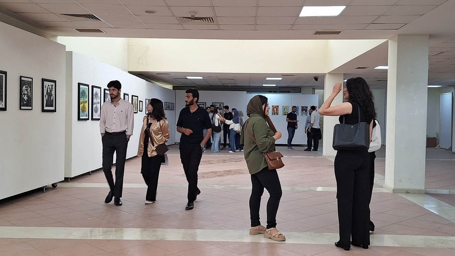 سلێمانی.. پێشانگەیەکی شێوەکاریی هاوبەش کرایەوە