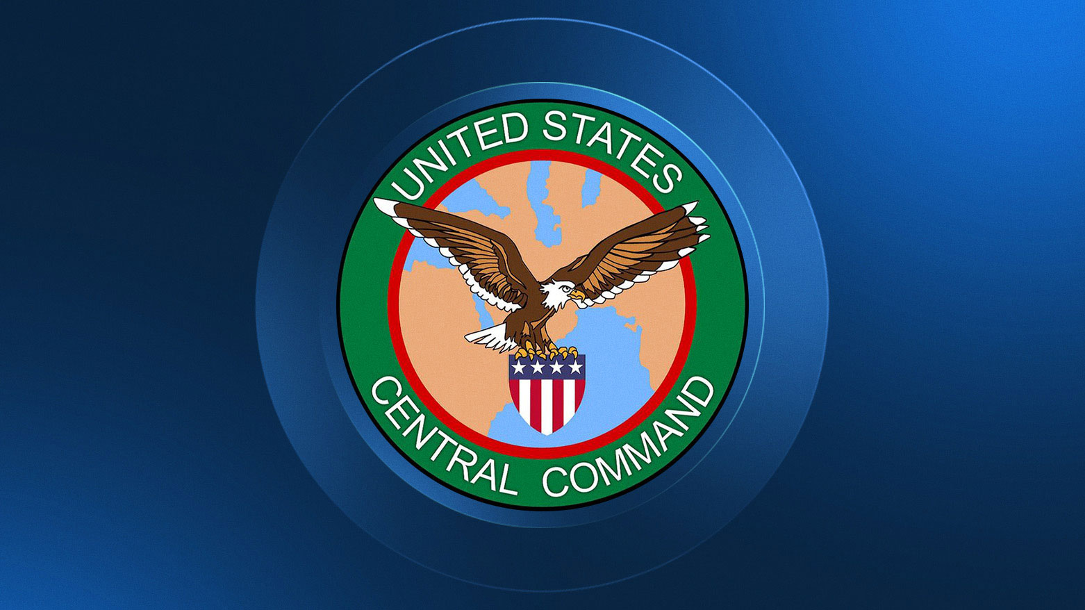 The logo of CENTCOM. (Photo: Designed by Kurdistan24)