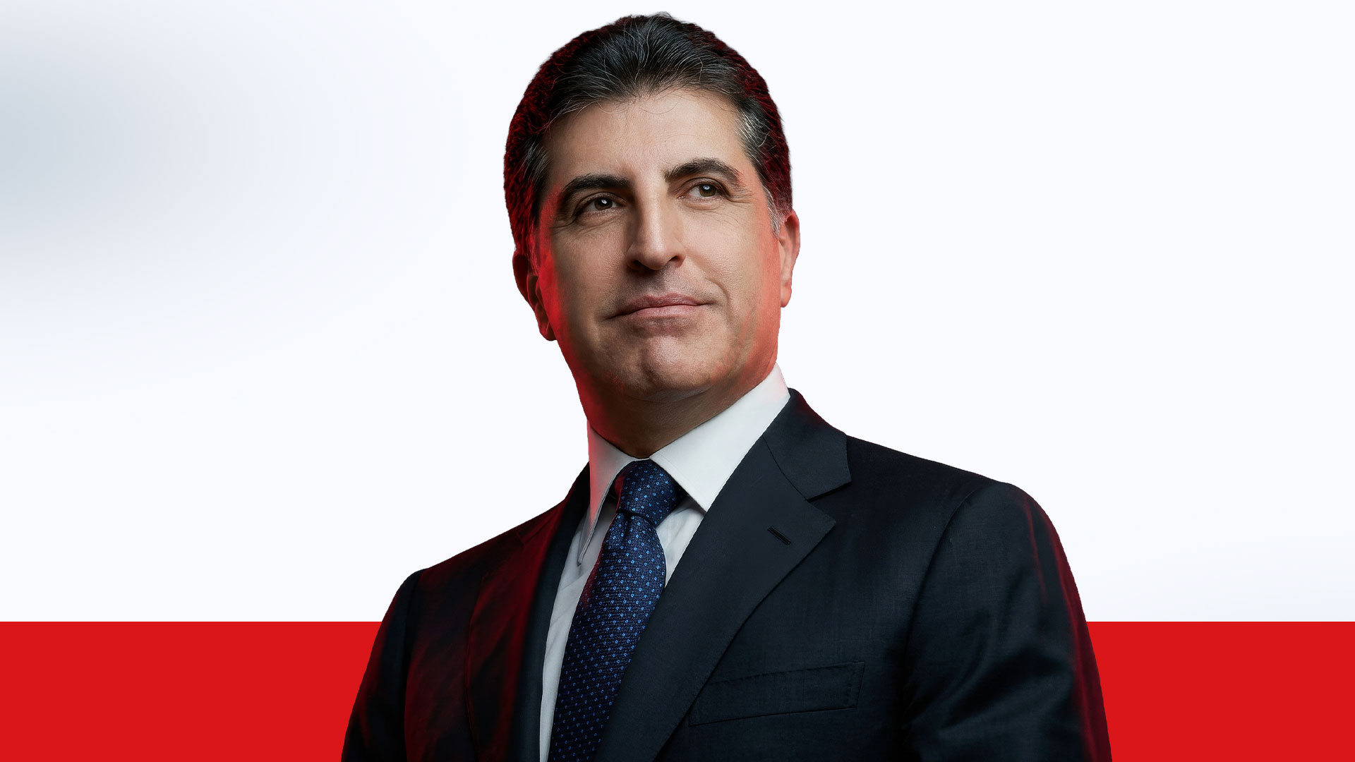 Kurdistan Region President Nechirvan Barzani. (Photo: Designed by Kurdistan24)