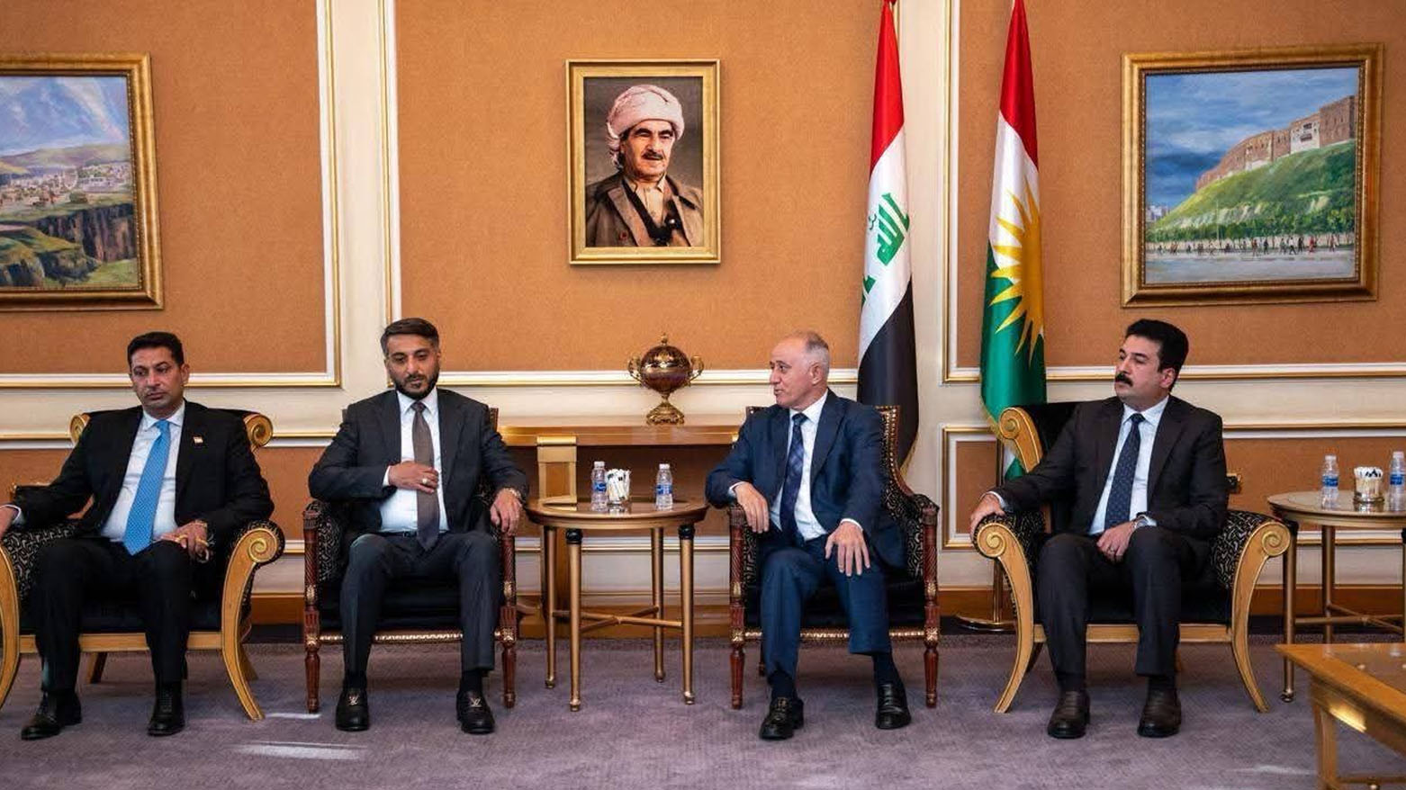 أربيل تستقبل محافظ النجف والوفد المرافق له لتعزيز التعاون المشترك