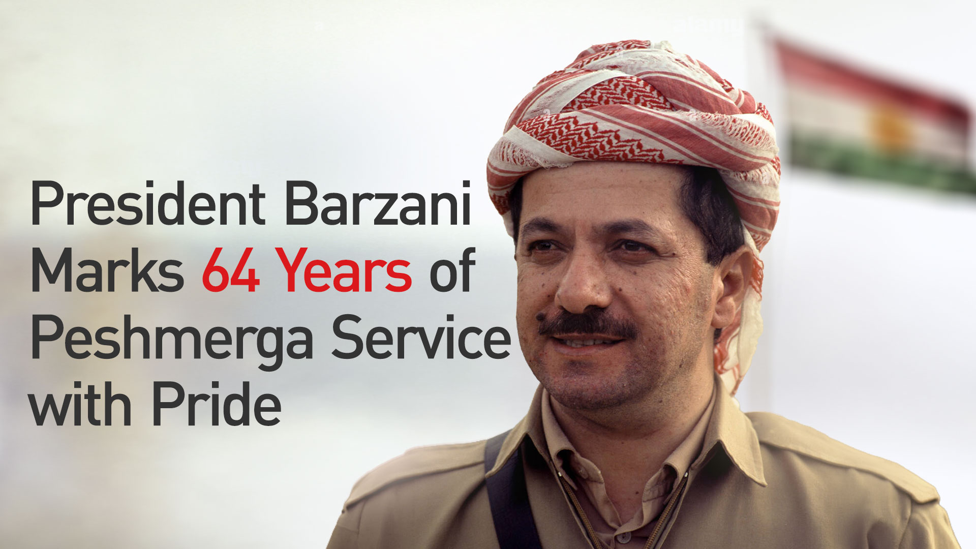 President Masoud Barzani. (Graphic: Kurdistan24)