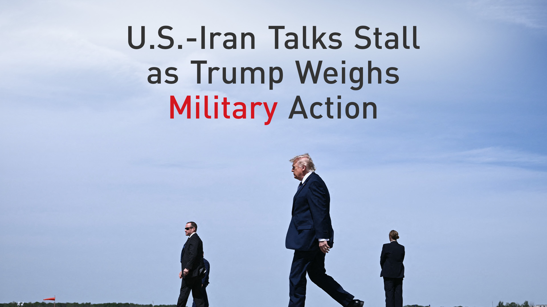 US President Donald Trump walks as he arrives at Morristown Airport in New Jersey, on May 22, 2026. (Photo: AFP/Graphics: Kurdistan24)