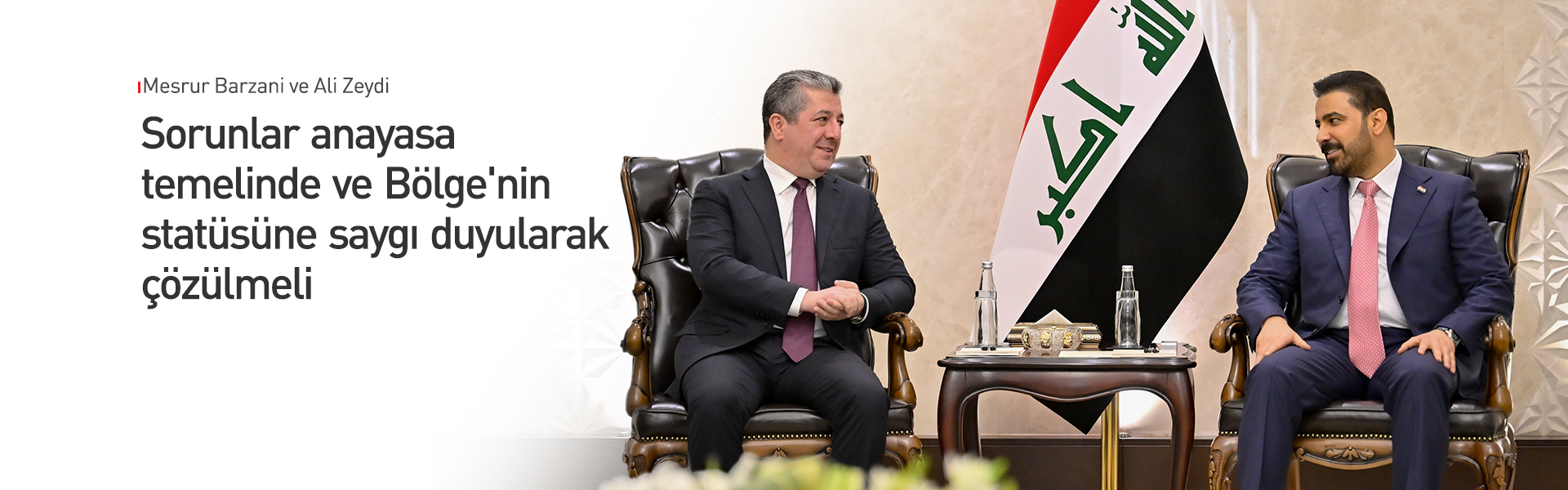 Mesrur Barzani yeni Irak hükümetine desteklerini yineledi