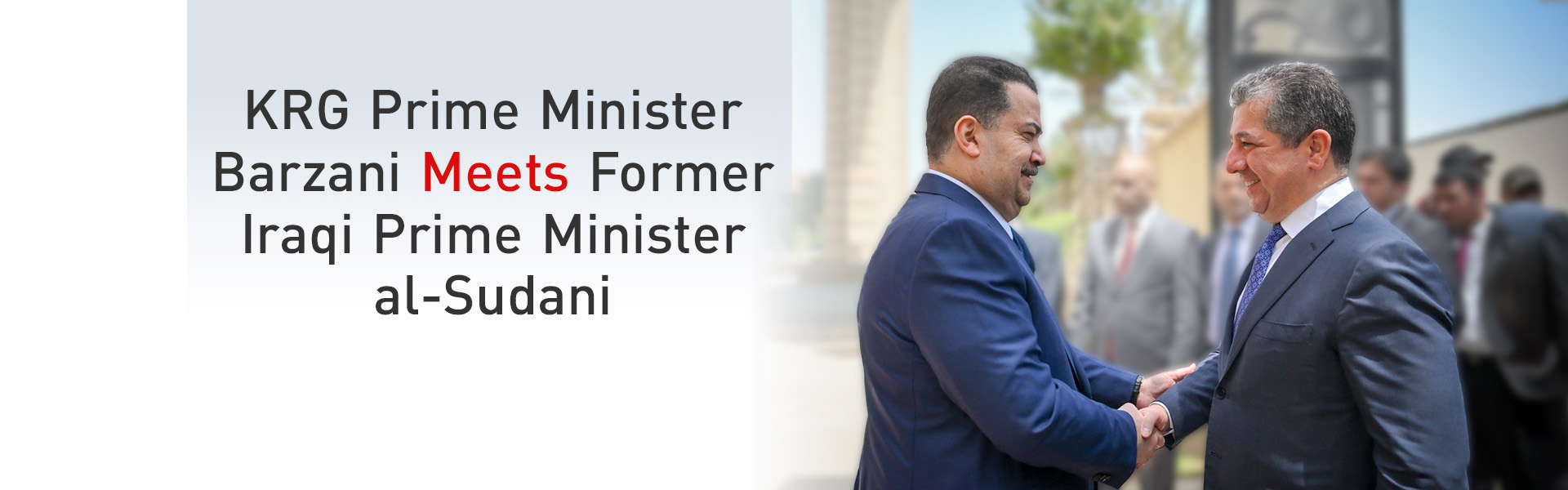 Prime Minister Barzani Meets With Head of Reconstruction and Development Coalition