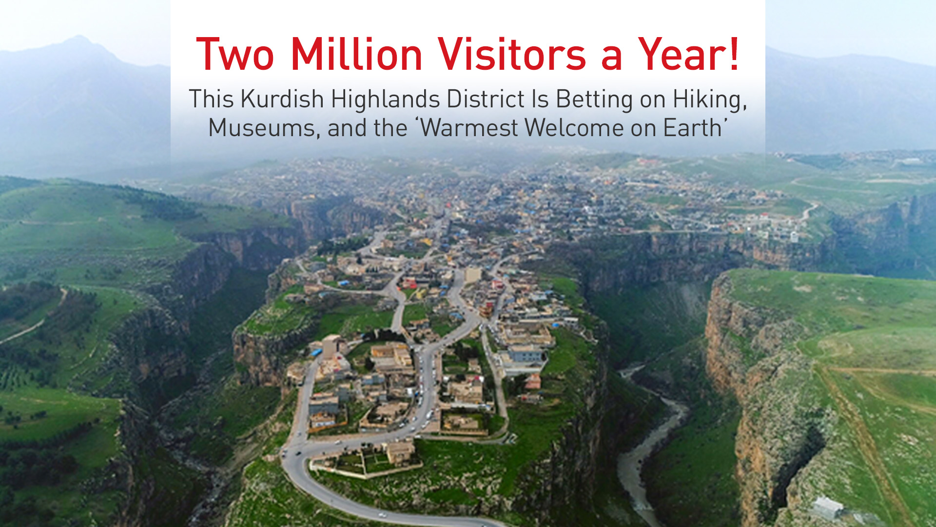 Rawanduz city in the Kurdistan Region. (Graphic: Kurdistan24)