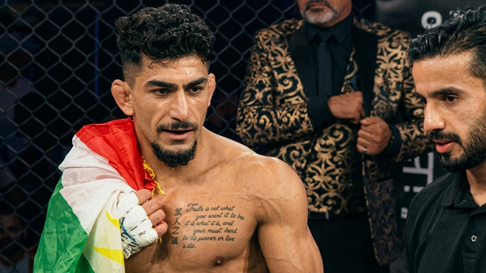 Kurdish mixed martial arts fighter Harda Karim. (Photo: Tapology)