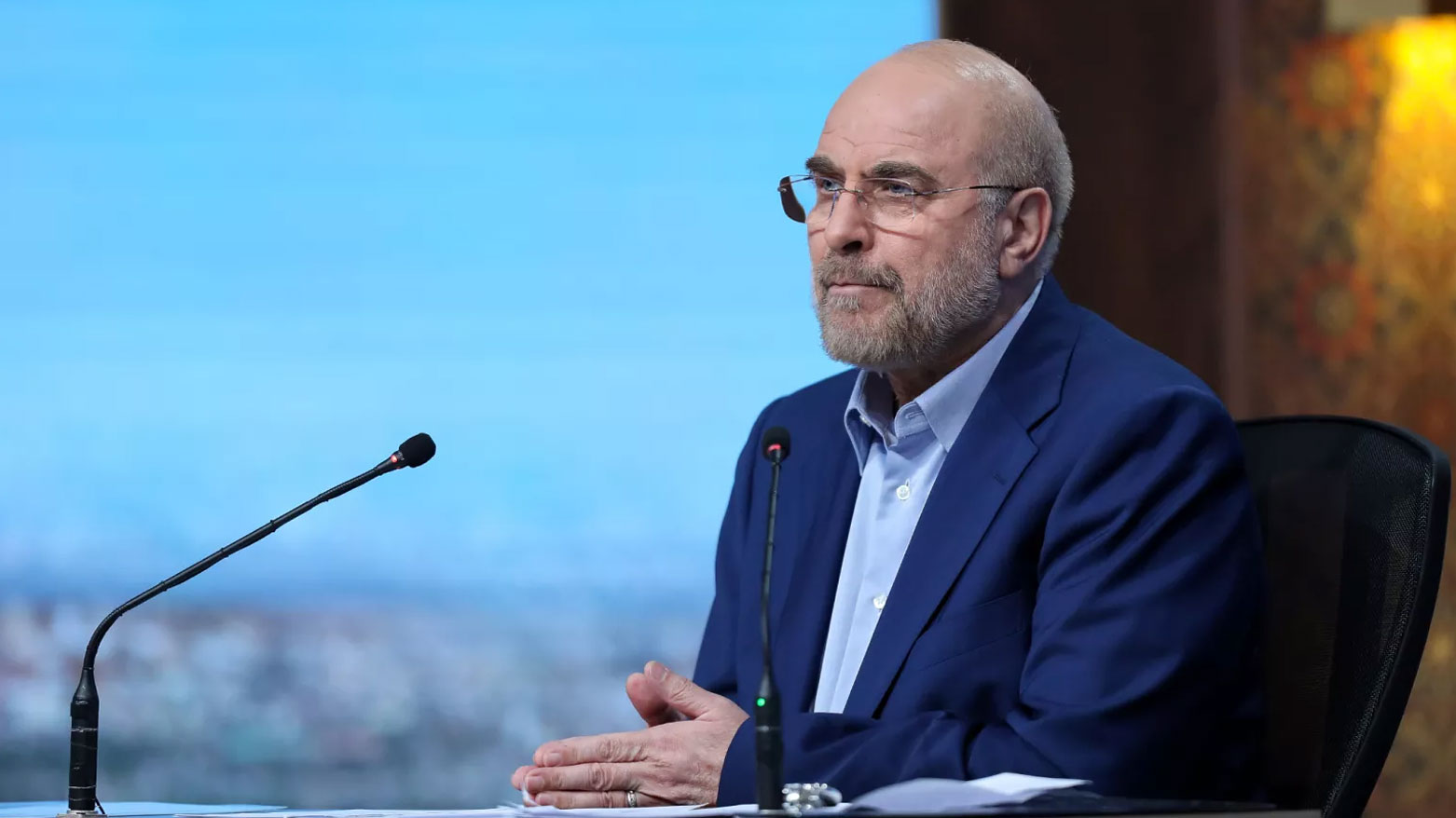 رئيس مجلس الشورى الإيراني محمد باقر قاليباف