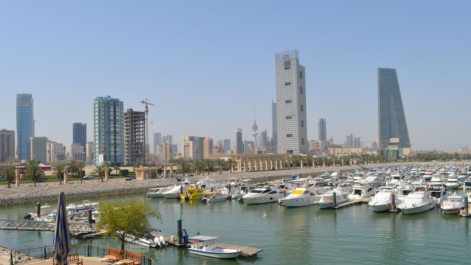 Photo shows Souq Sharq harbour in Kuwait City. (Photo: ISPA)