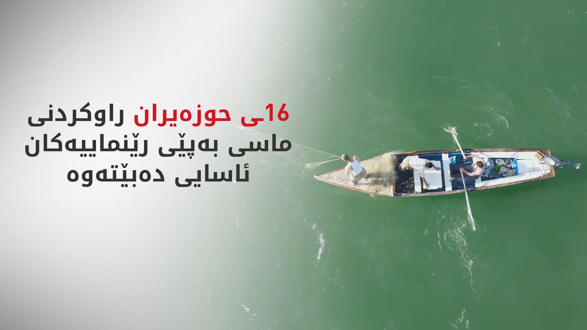 3 ملیۆن و 500 هەزار سەرەمێکوتەی ماسی خرانە نێو بەنداوەکان