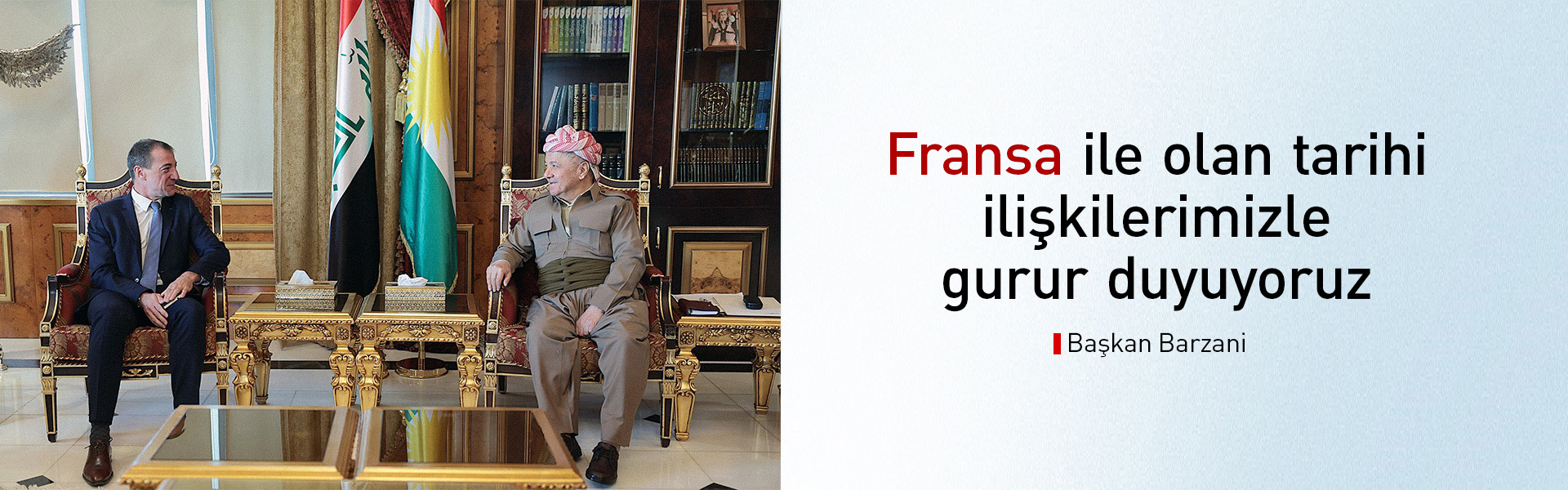Fransa'dan Başkan Barzani'ye teşekkür