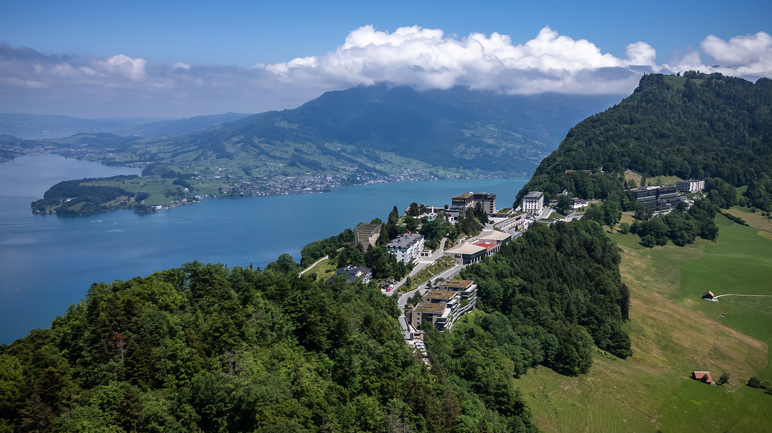 A US-Iran deal aimed at ending the Middle East war will be signed at Switzerland's mountainside Burgenstock resort on June 19, 2026. (AFP)