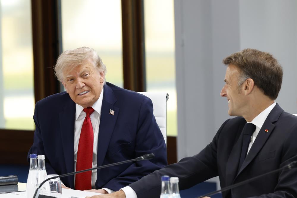 Trump ile Macron