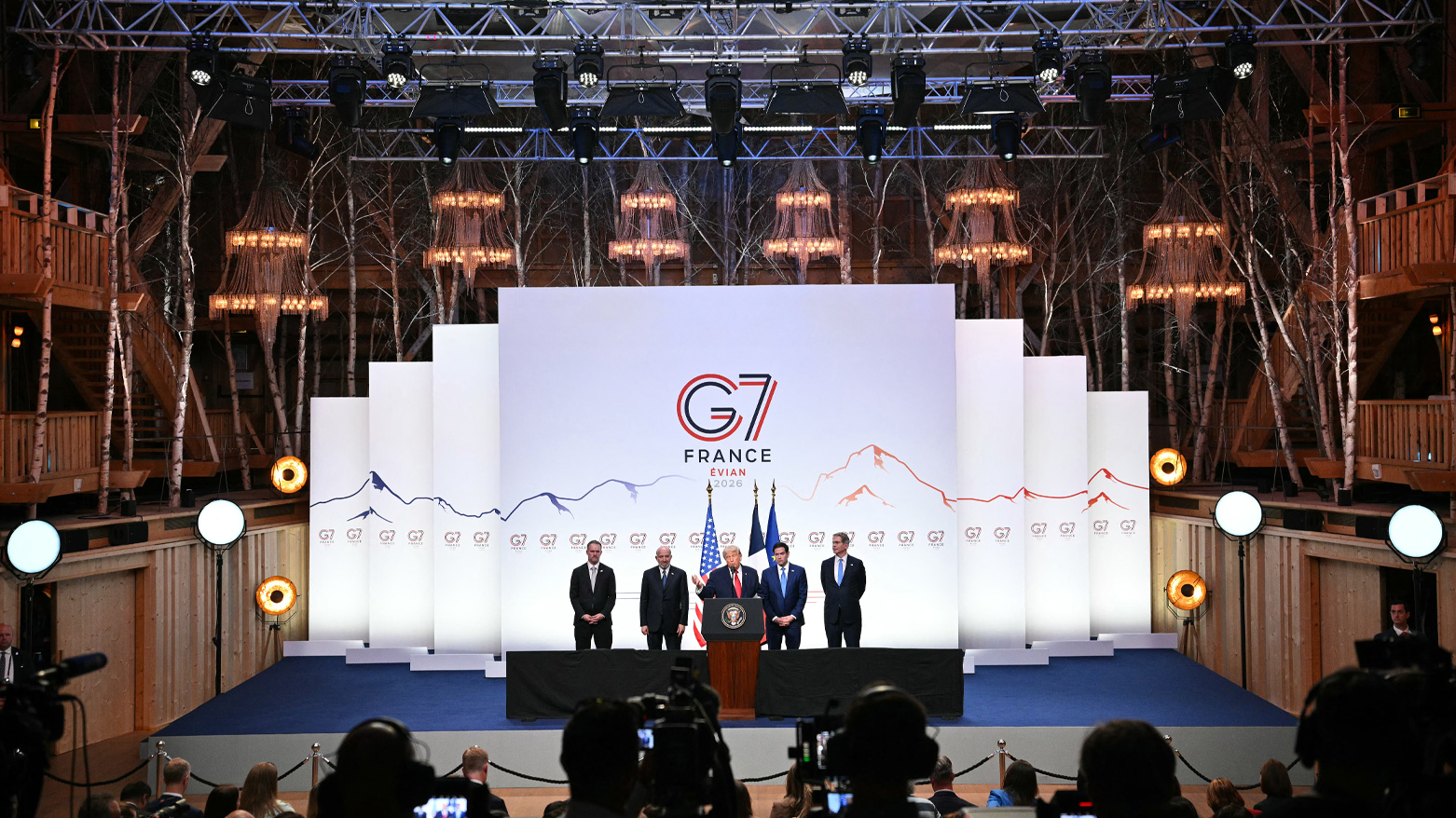 لووتکەی G7 کۆدەنگییەکی لەرزۆك لە سایەی جەنگەکان