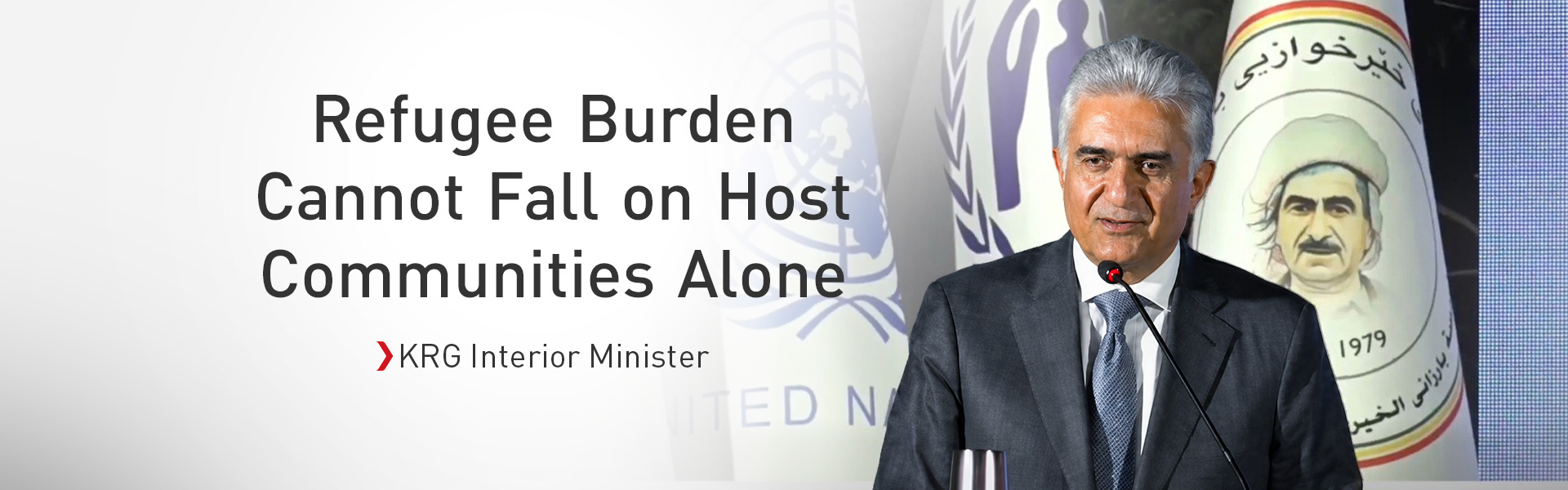 Kurdistan Region Remains Safe Haven for Refugees Despite Mounting Pressures, Interior Minister Says