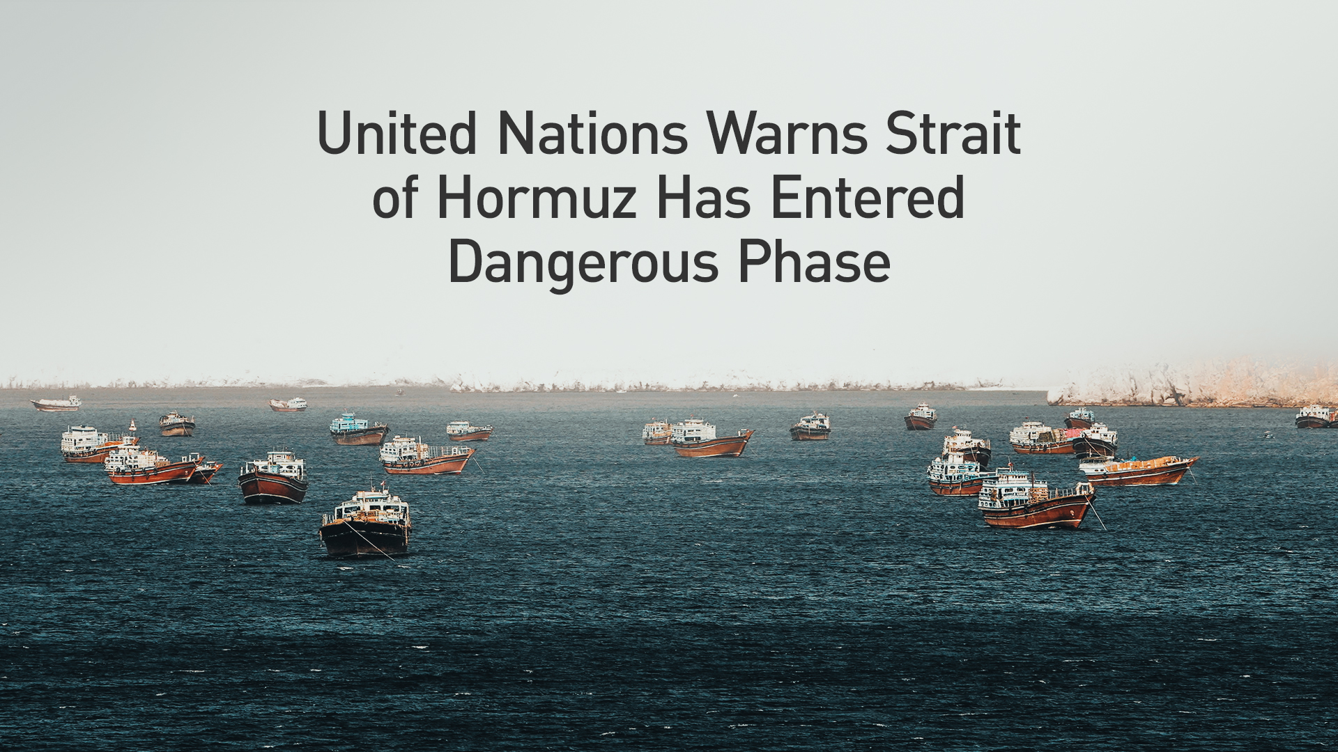Commercial ships sailing through the Strait of Hormuz. (Graphic: Kurdistan24)