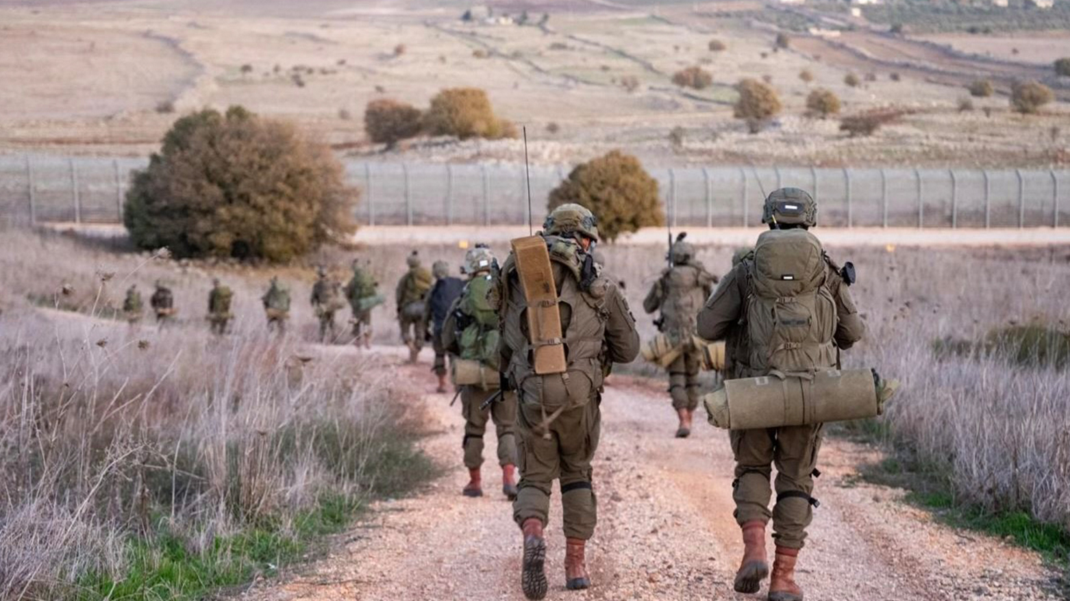 Israeli soldiers in the Golan Heights, in Southern Syria, December 2024. (Photo: IDF Spokespersons Unit)
