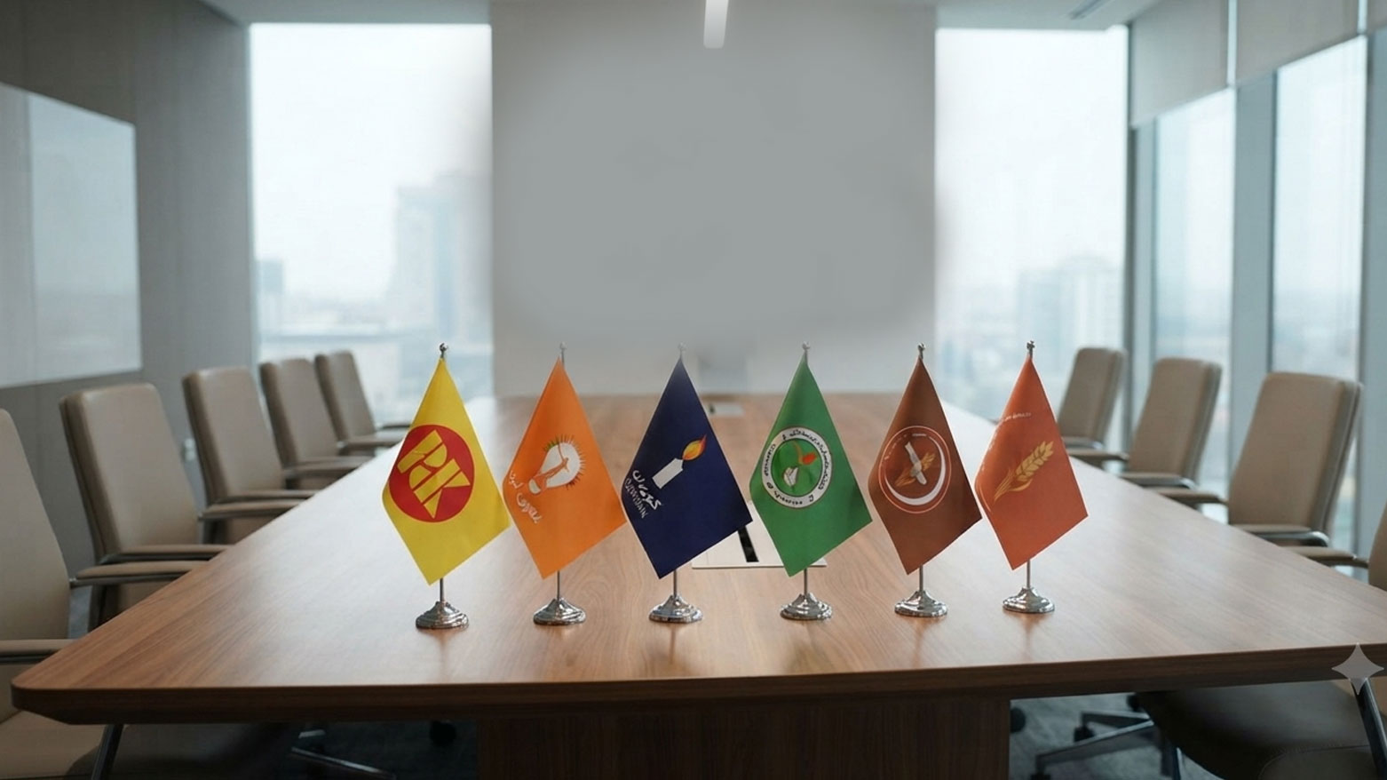 ئاڵای لایەنە سیاسییەکان
