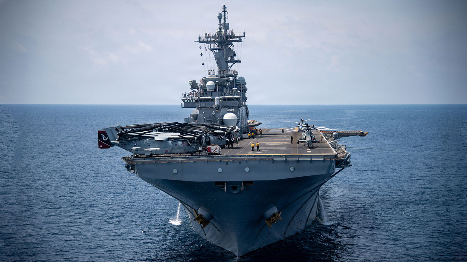 Wasp-class amphibious assault ship USS Boxer. (Photo: DVIDS)