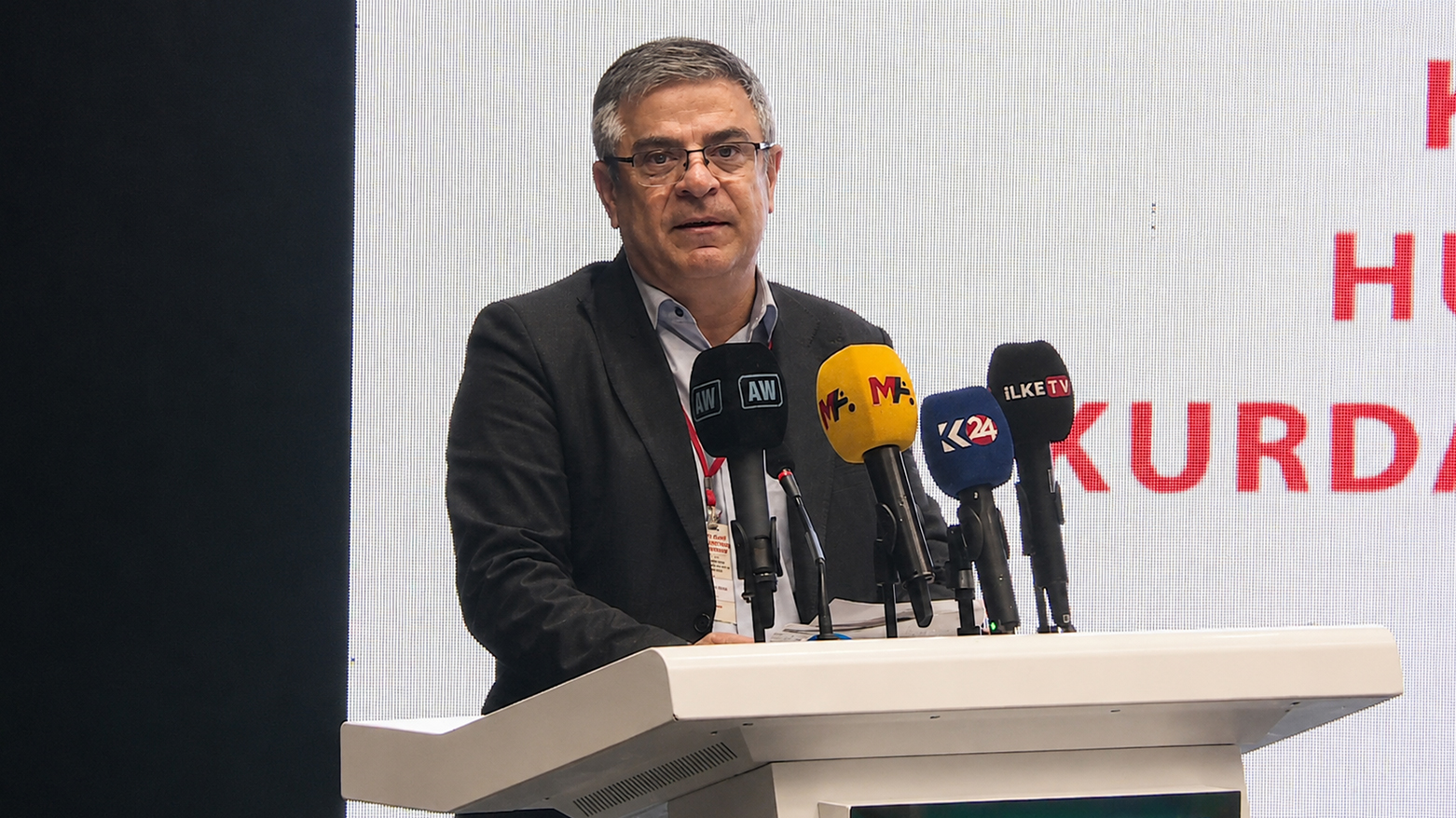 Abdulqadir Guleç, the head of the Diyarbakir Bar Association. (Photo: Kurdistan24)