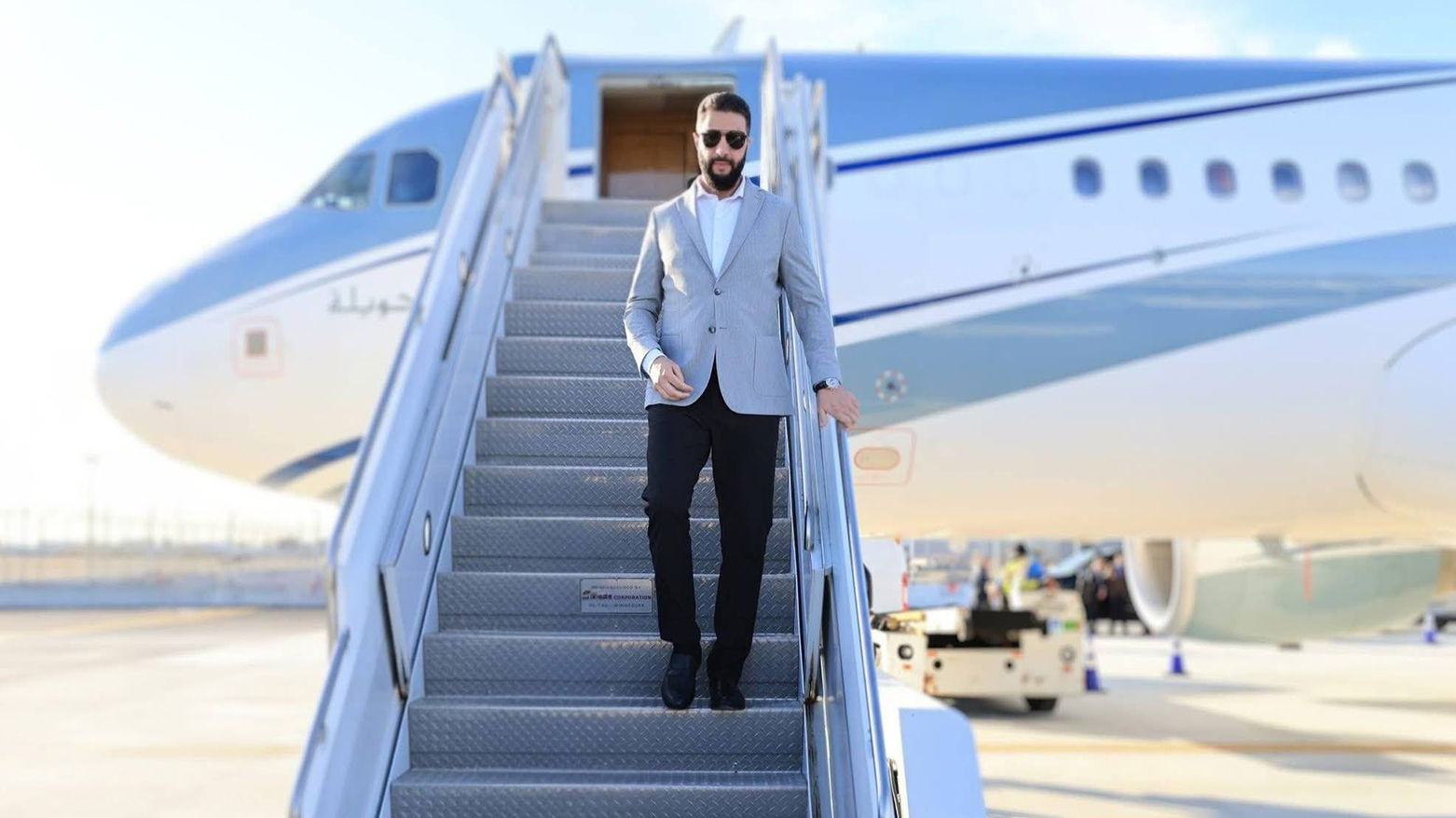 Syria's President Ahmed al-Sharaa arriving in New York, USA, Sept. 2025. (Photo: SANA)