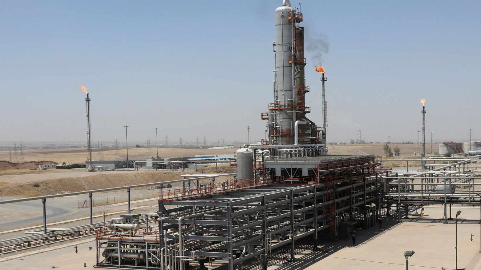 A view shows the facilities of Kurdish oil company KAR, in Erbil, Iraq, July 21, 2022. (REUTERS/Ako Rasheed)