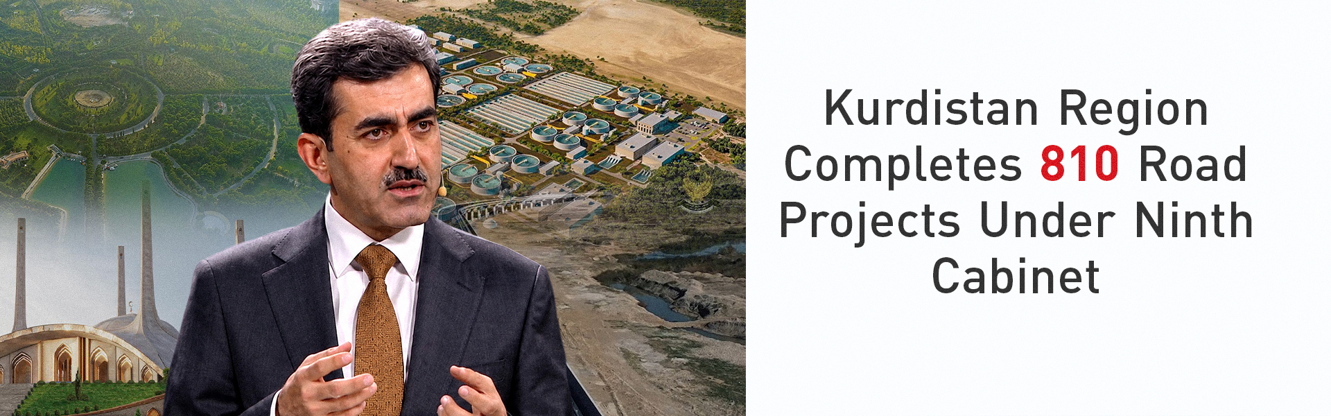 Kurdistan Region Completes 810 Road Projects Under Ninth Cabinet