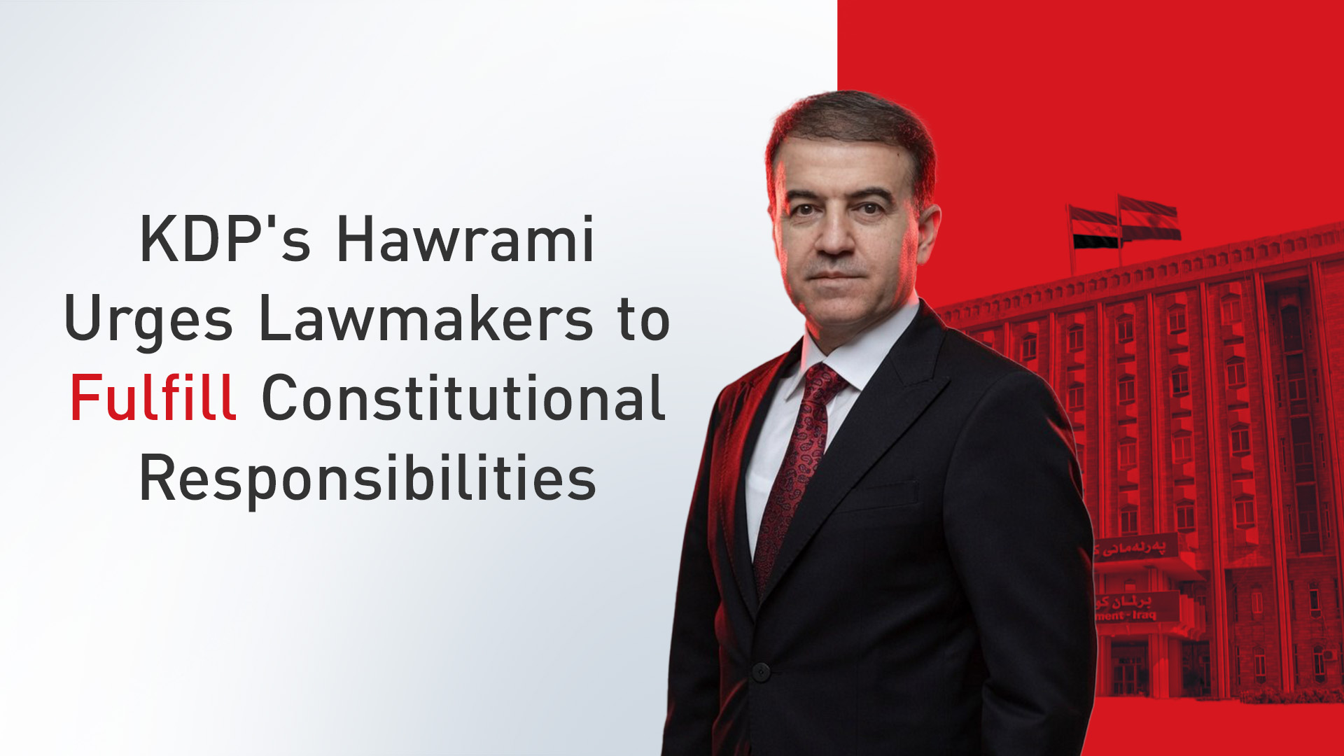 KDP Politburo member Dr. Hemn Hawrami. (Photo: Kurdistan24)