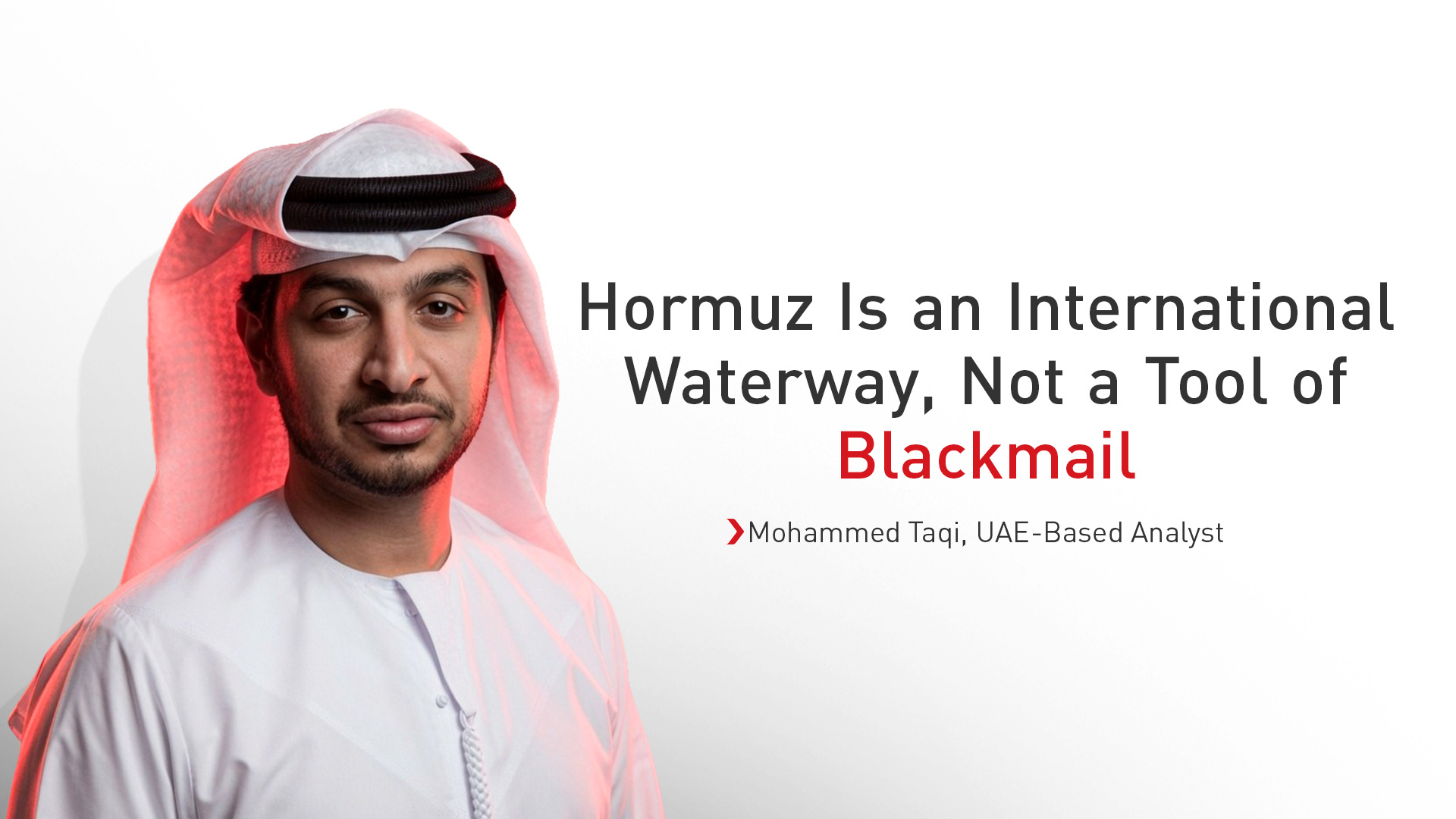 UAE-based political Analyst Mohammed Taqi. (Graphics: Kurdistan24)