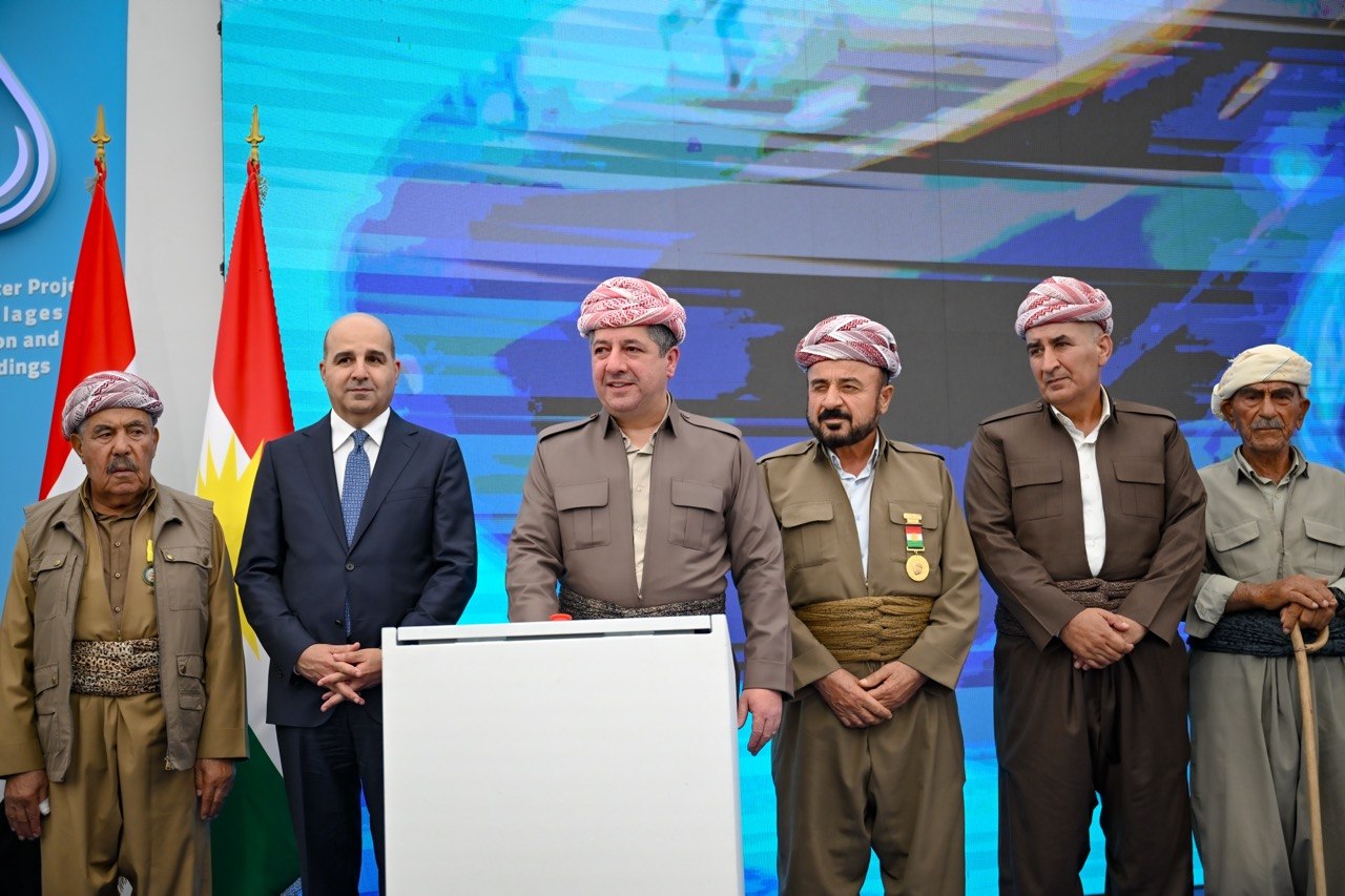 وێنەی کردنەوەی پرۆژەی ئاوی باڵندا - بارزان