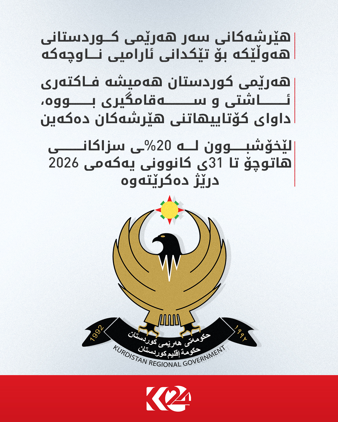 Kurdistan 24 - Facebook Social Post Banner