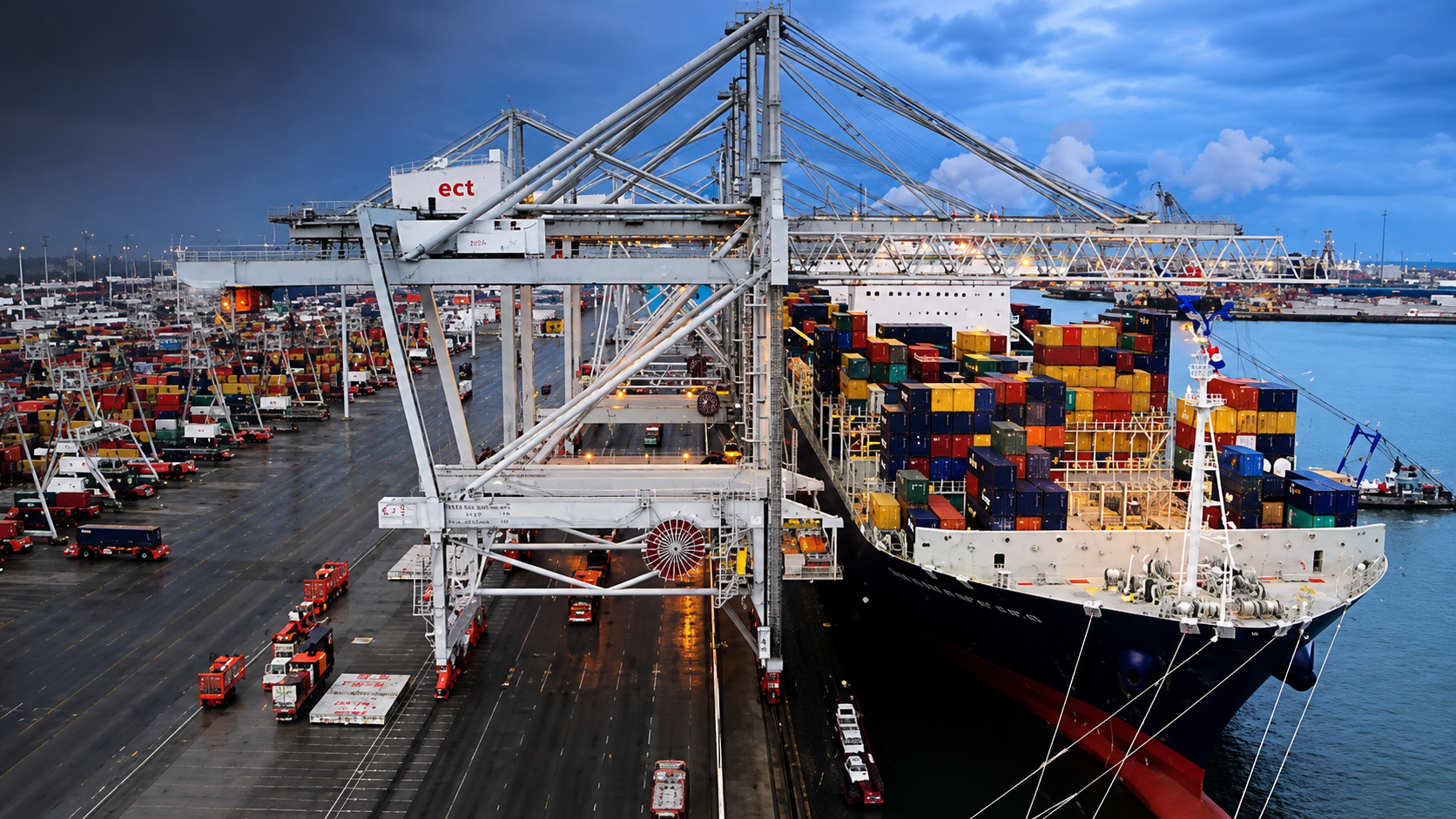 Damietta Port in Egypt. (Photo: Inchcape shipping services)