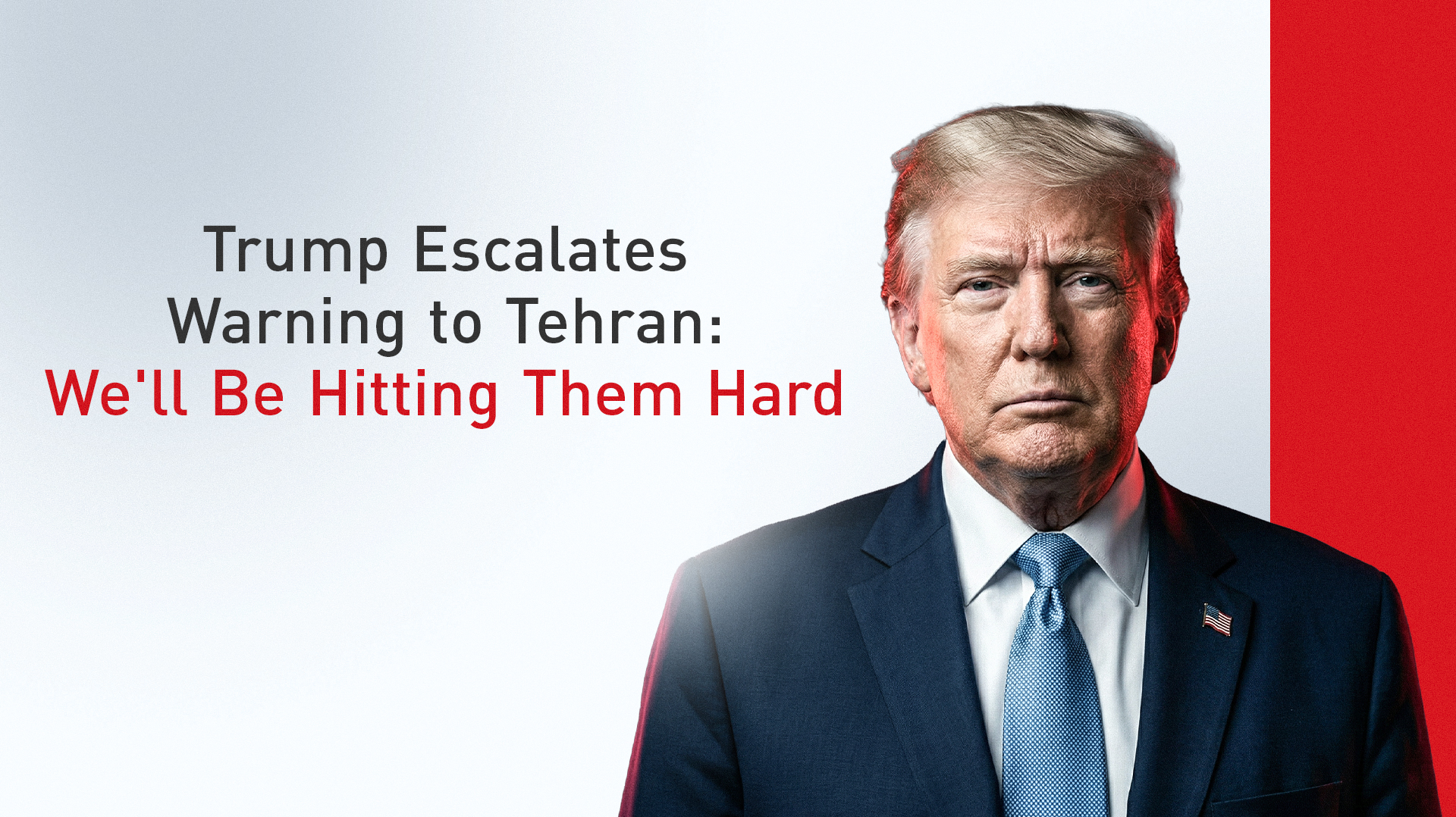 US President Donald Trump. (Graphic: Kurdistan24)