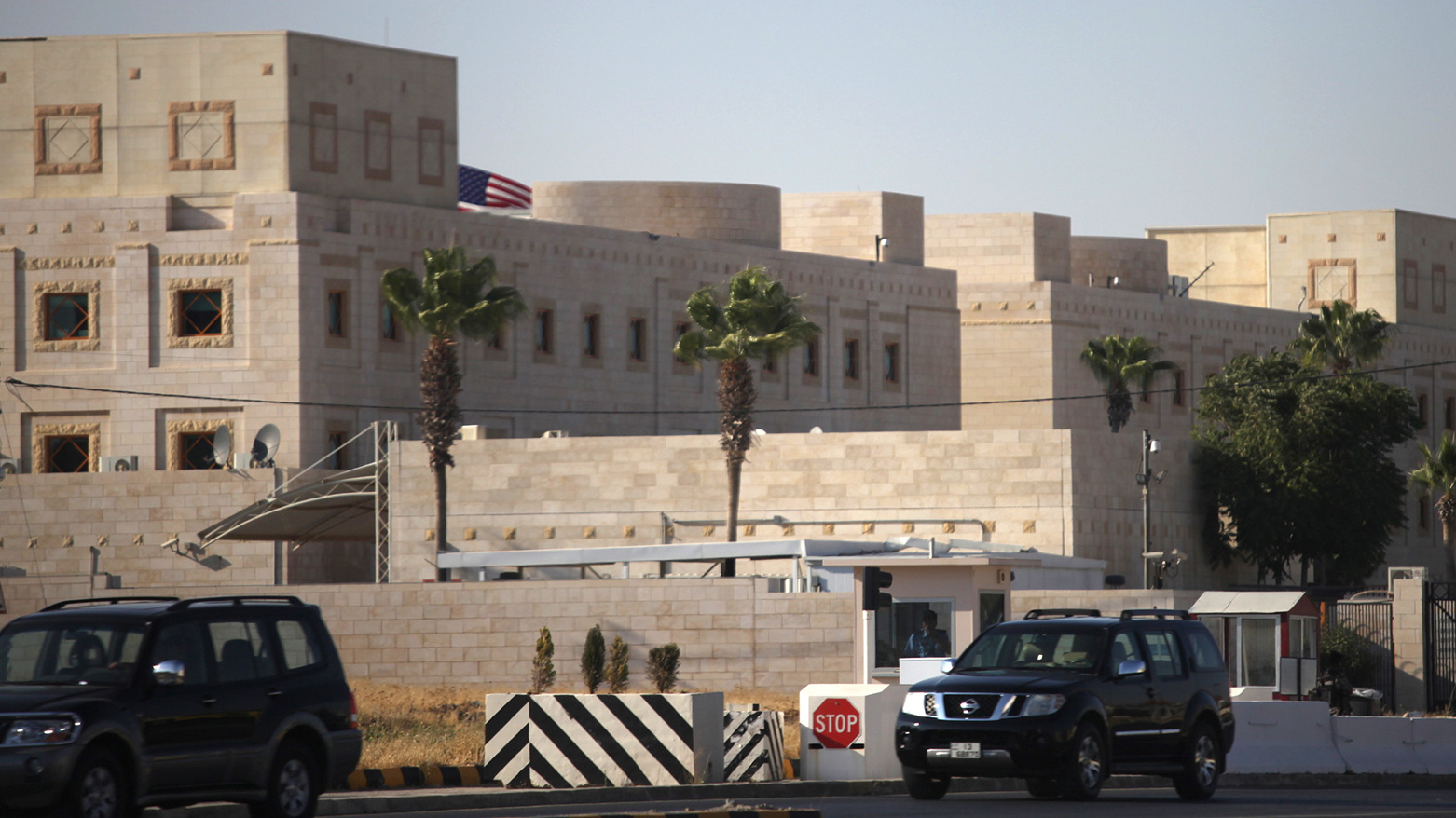 A general view of the U.S. embassy in Amman, Jordan, Tuesday, Aug. 6, 2013. (AP)