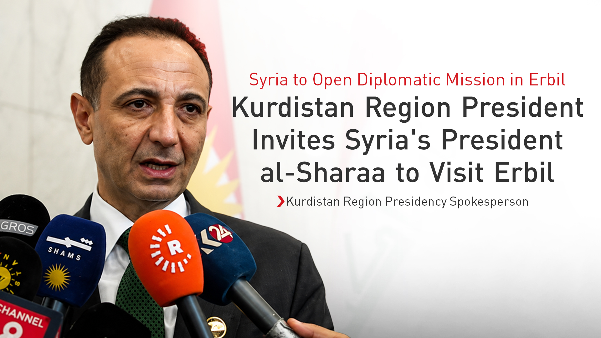 Kurdistan Region Presidency Spokesperson Dilshad Shahab. (Photo: Kurdistan24)