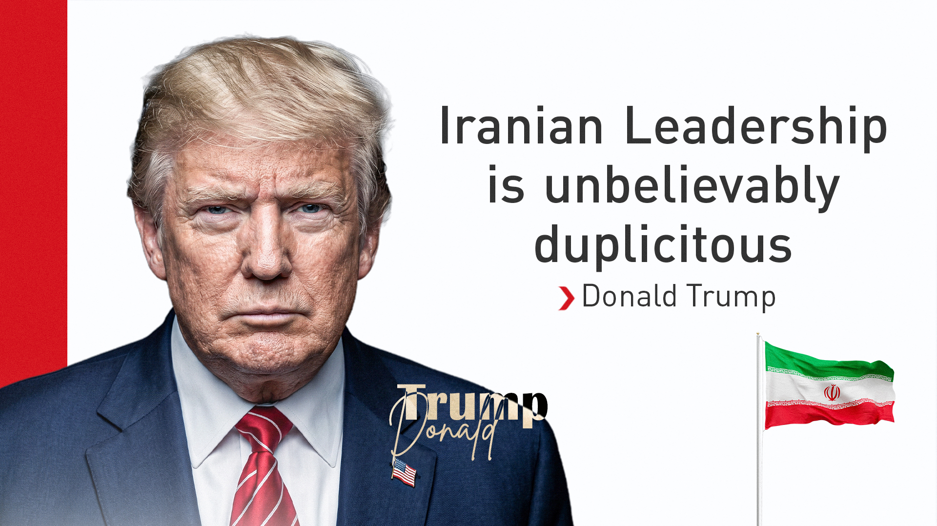 Trump Says US Blockade on Iran Will Continue Until 'Deal or Total Surrender'